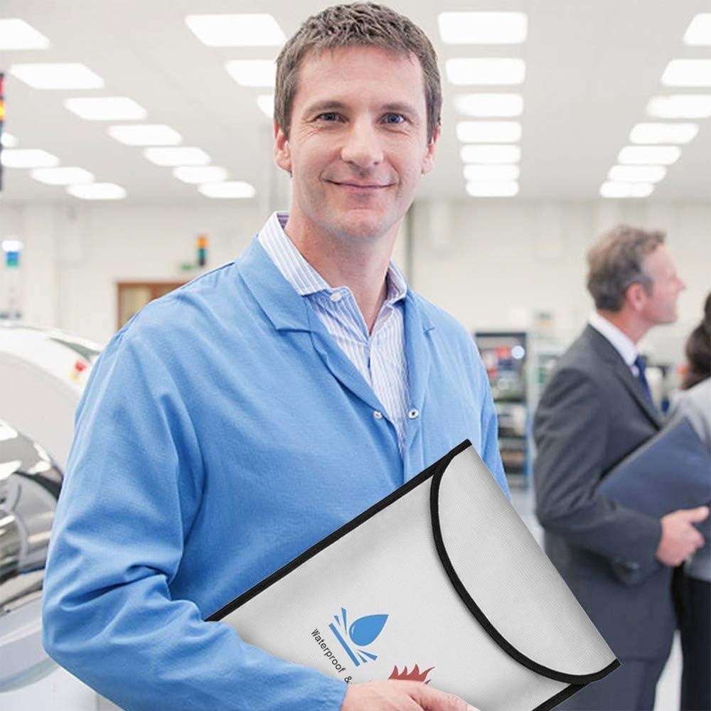 Bolsa Ignífuga Fullive 15x11 y 7x9 cm, Impermeable y Segura