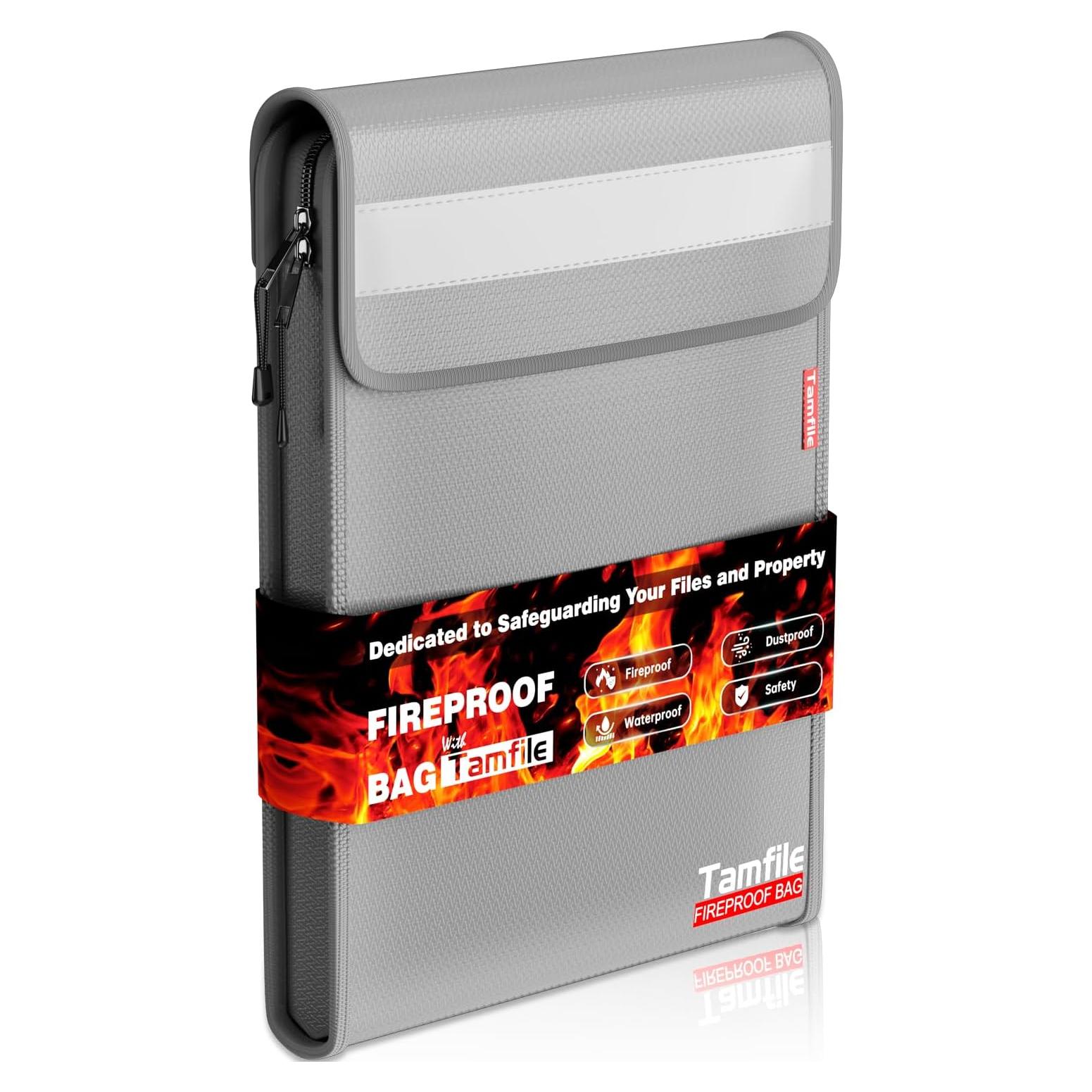 Bolsa Ignífuga y Impermeable Tamfile 15x11" para Documentos