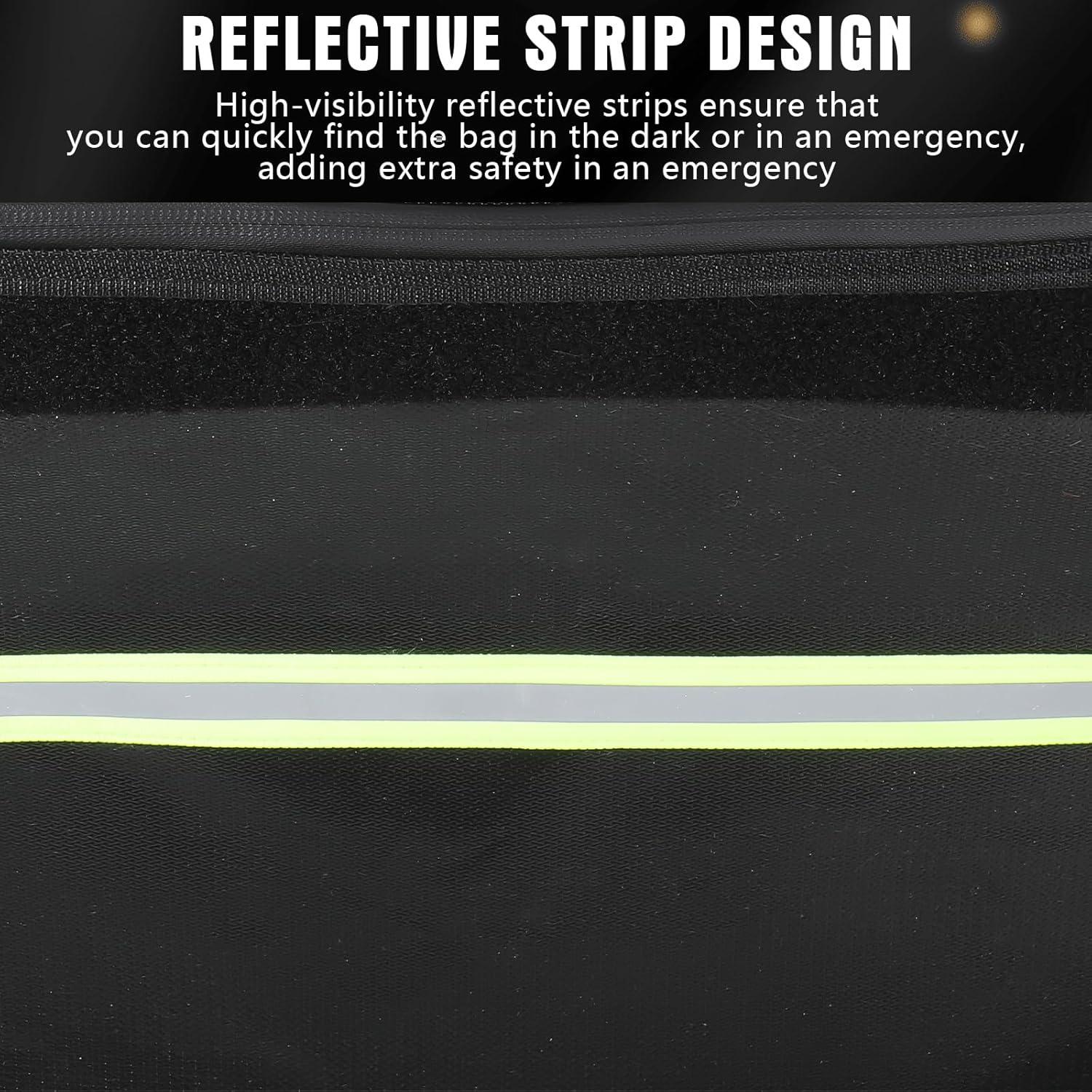 Paquete de 2 Bolsas de Documentos a Prueba de Fuego Fullhawl 42x31.5cm