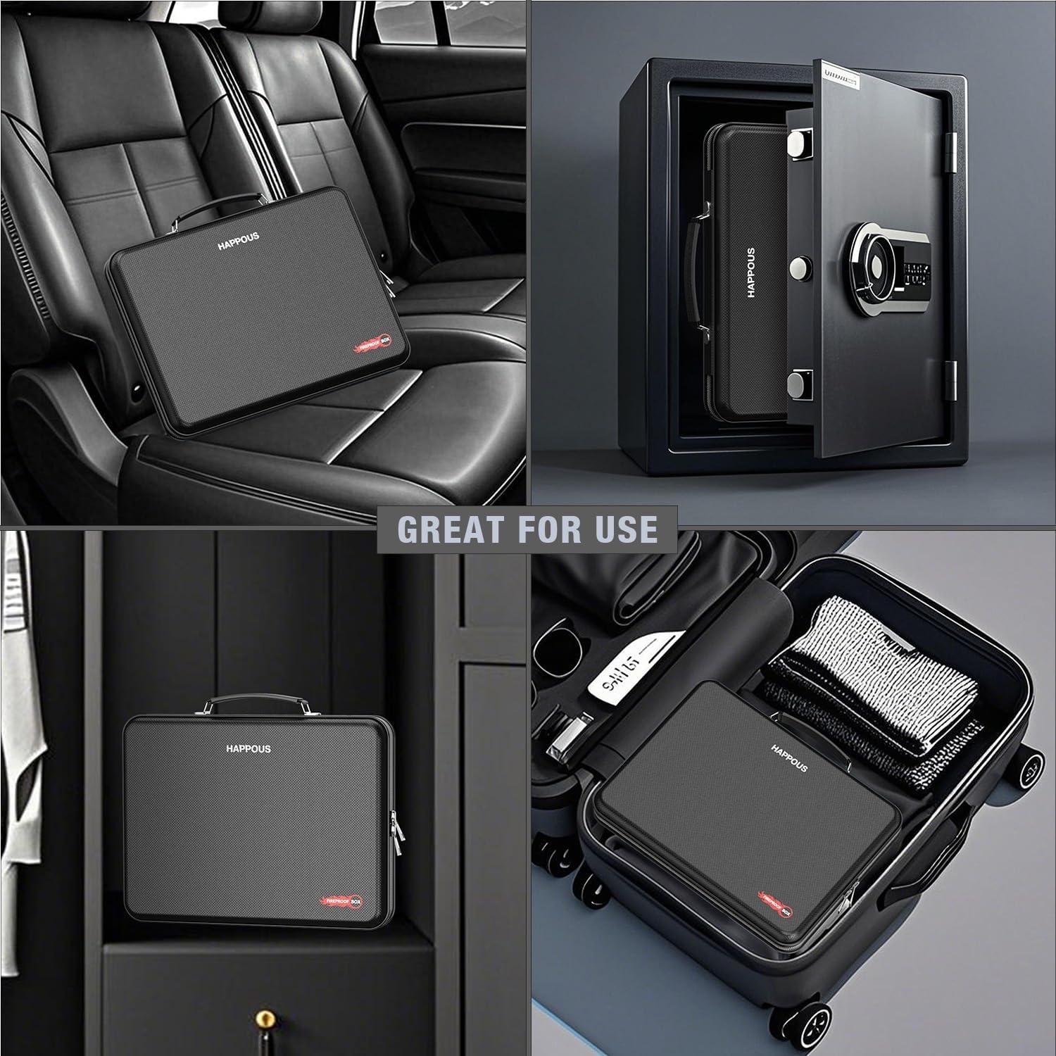 Organizador de Documentos a Prueba de Fuego HAPPOUS 13 Bolsillos