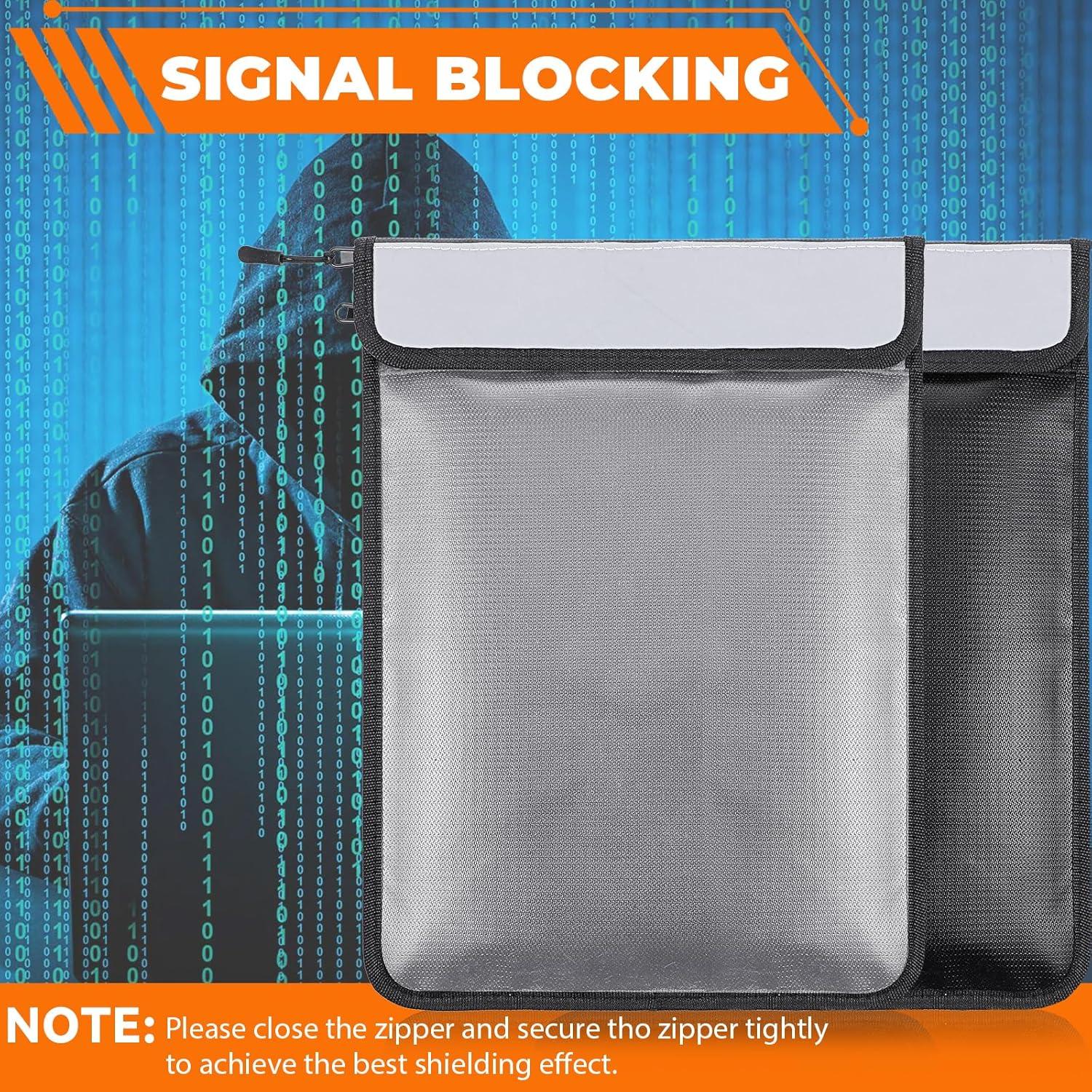 Bolsa de Documentos a Prueba de Fuego Tobeelec 2 Pcs 38x28 cm