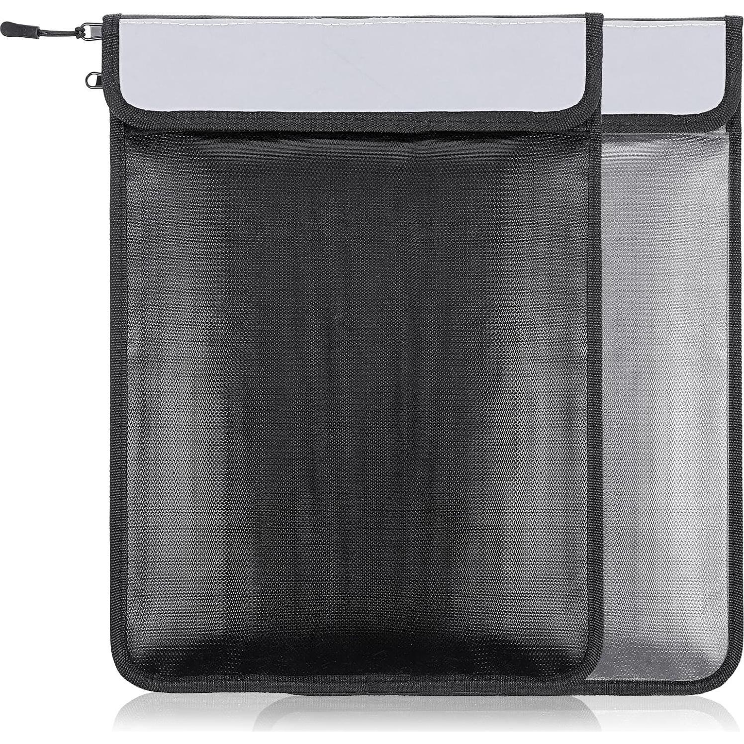 Bolsa de Documentos a Prueba de Fuego Tobeelec 2 Pcs 38x28 cm