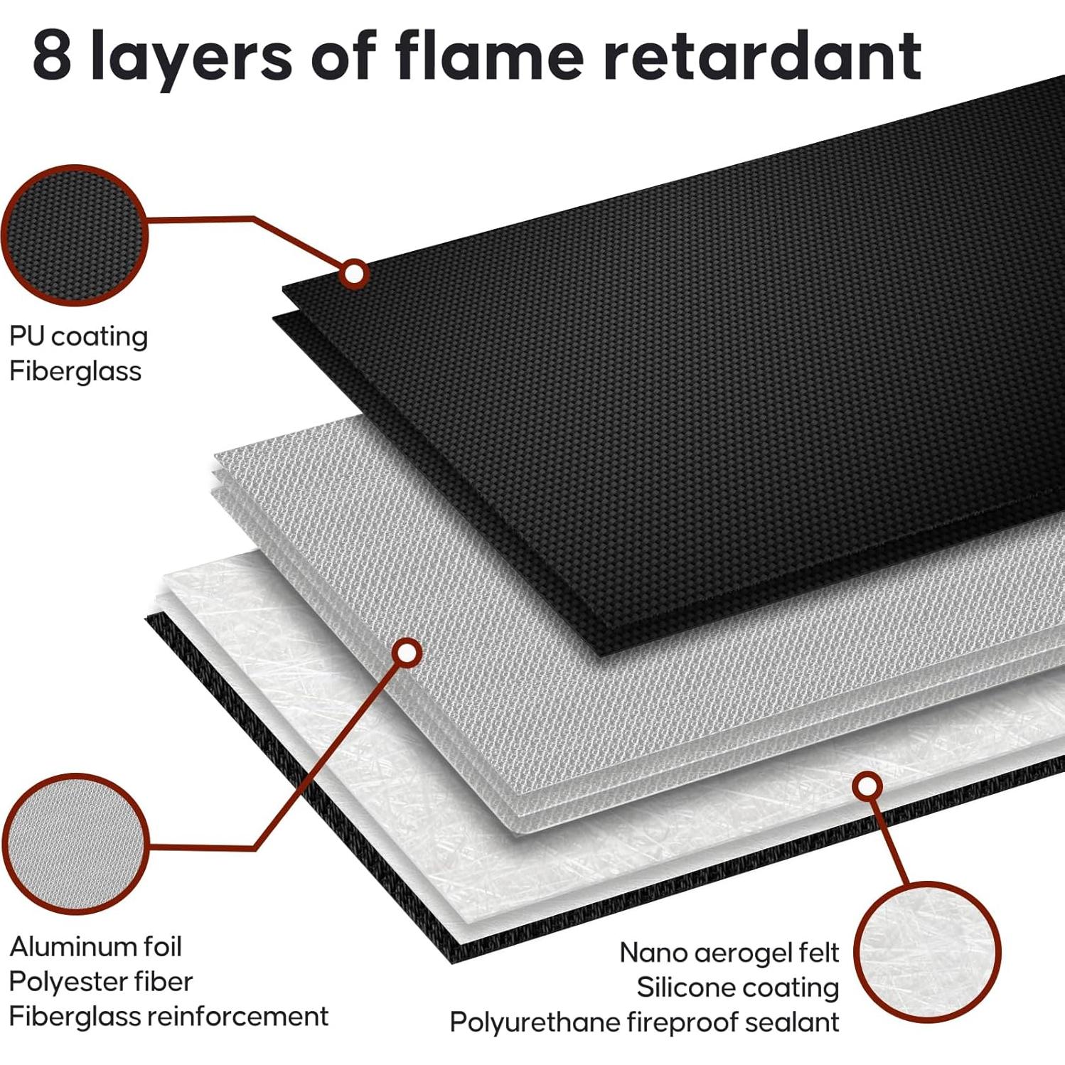 Bolsa de Documentos a Prueba de Fuego CAUTIS A4 8 Capas