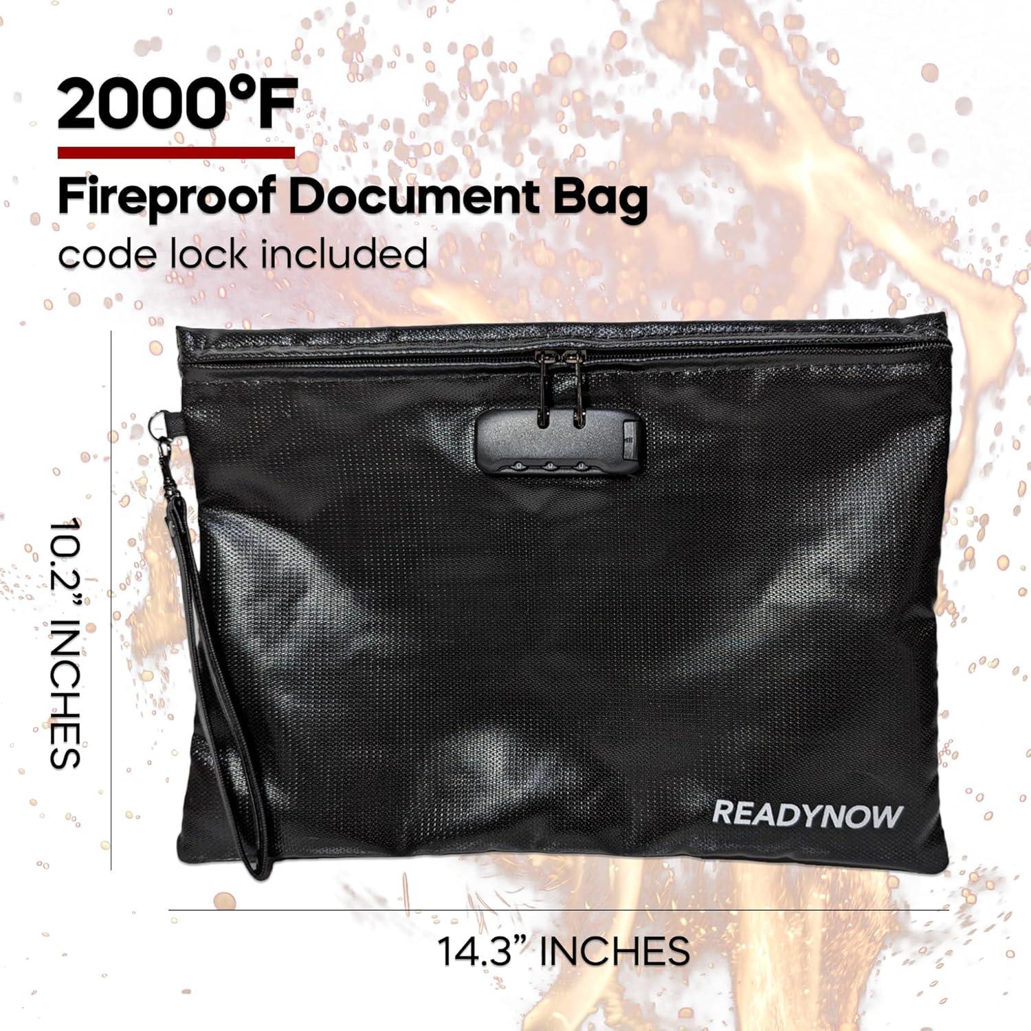 Bolsa de Documentos a Prueba de Fuego Ready Now A4 36.3x25.9cm
