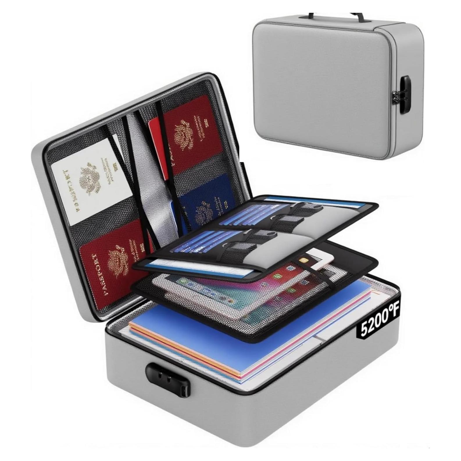 Bolsa de Documentos a Prueba de Fuego Newloop 29x24.5cm