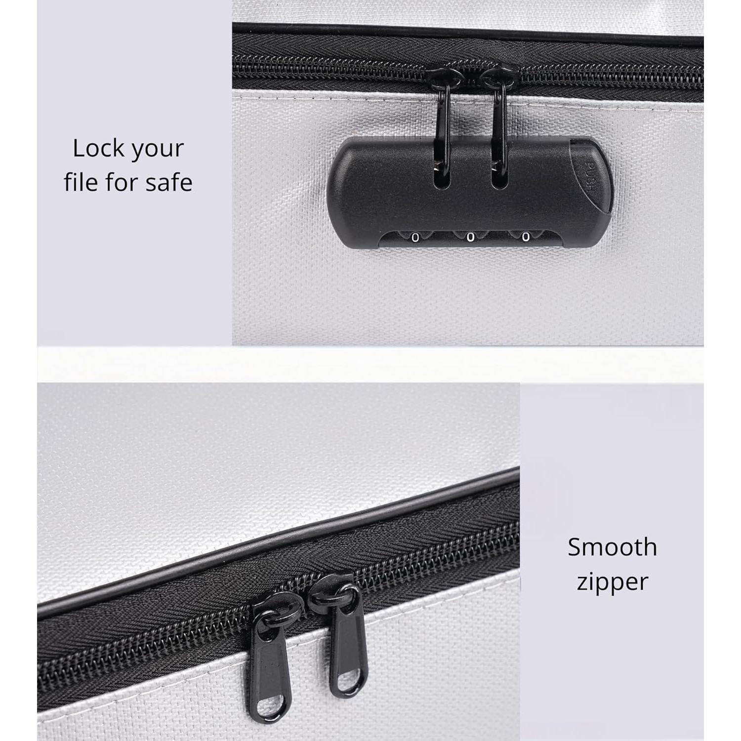 Bolsa de Documentos a Prueba de Fuego Newloop 29x24.5cm