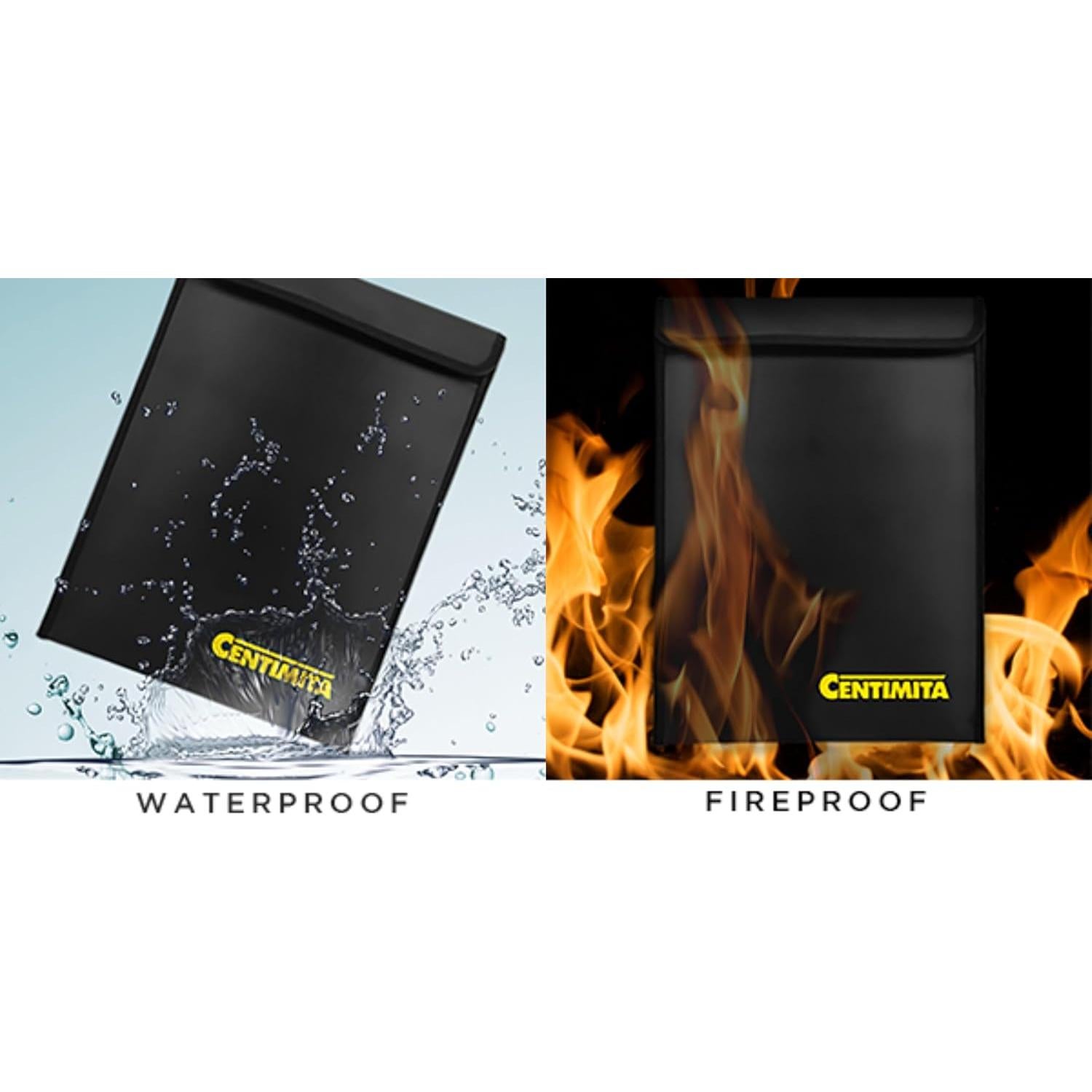 Bolsa de Documentos a Prueba de Fuego Centimita 38x28 cm