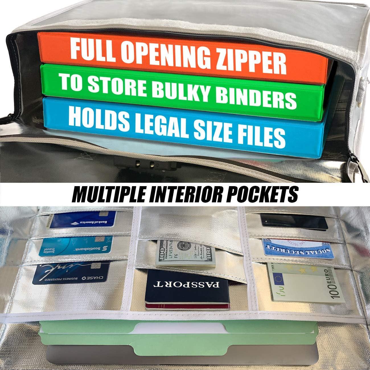 Bolsa de Documentos a Prueba de Fuego TRIKTON XXL 44.5x33 cm