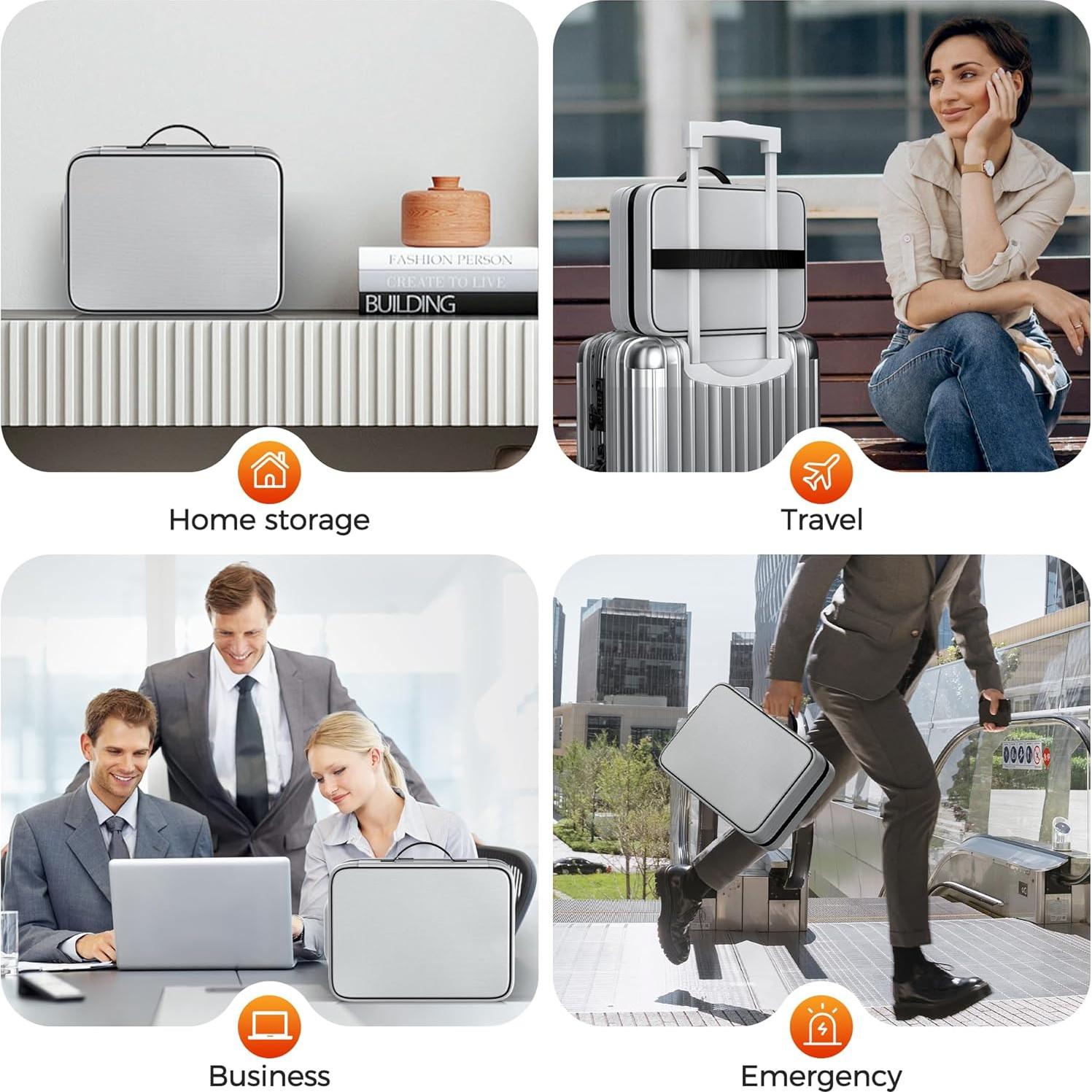 Bolsa de Documentos a Prueba de Fuego Nacial XL 18L