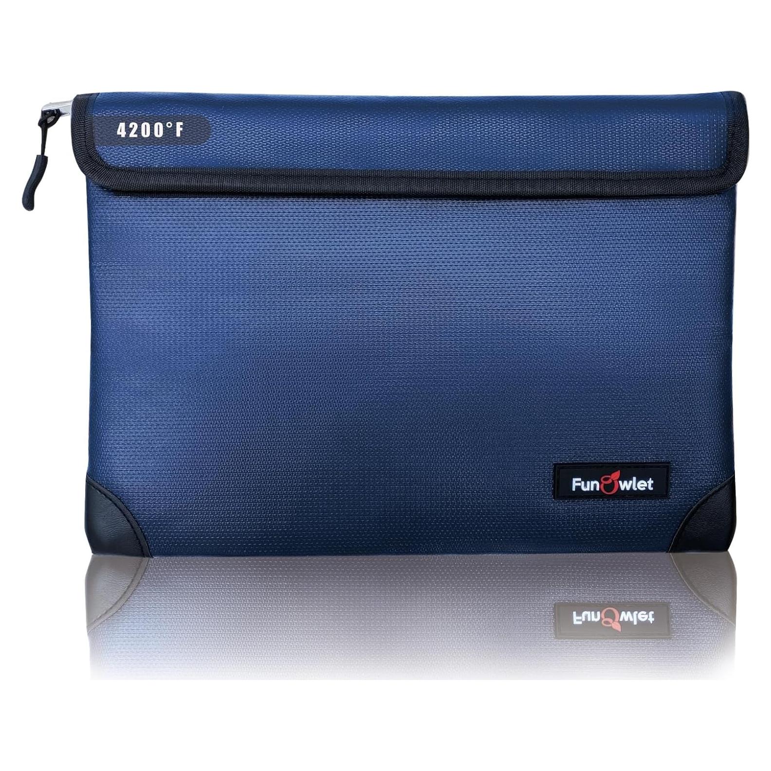 Bolsa de Documentos a Prueba de Fuego y Agua FunOwlet 28x19.6cm