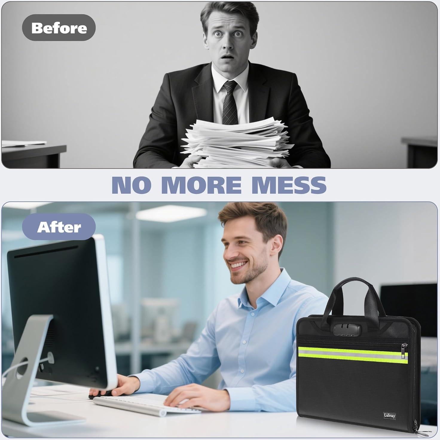 Bolsa de Documentos Lulrsay Organizador Expandible 13 Bolsillos