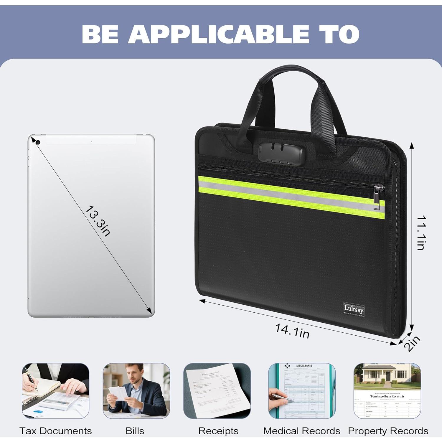 Bolsa de Documentos Lulrsay Organizador Expandible 13 Bolsillos