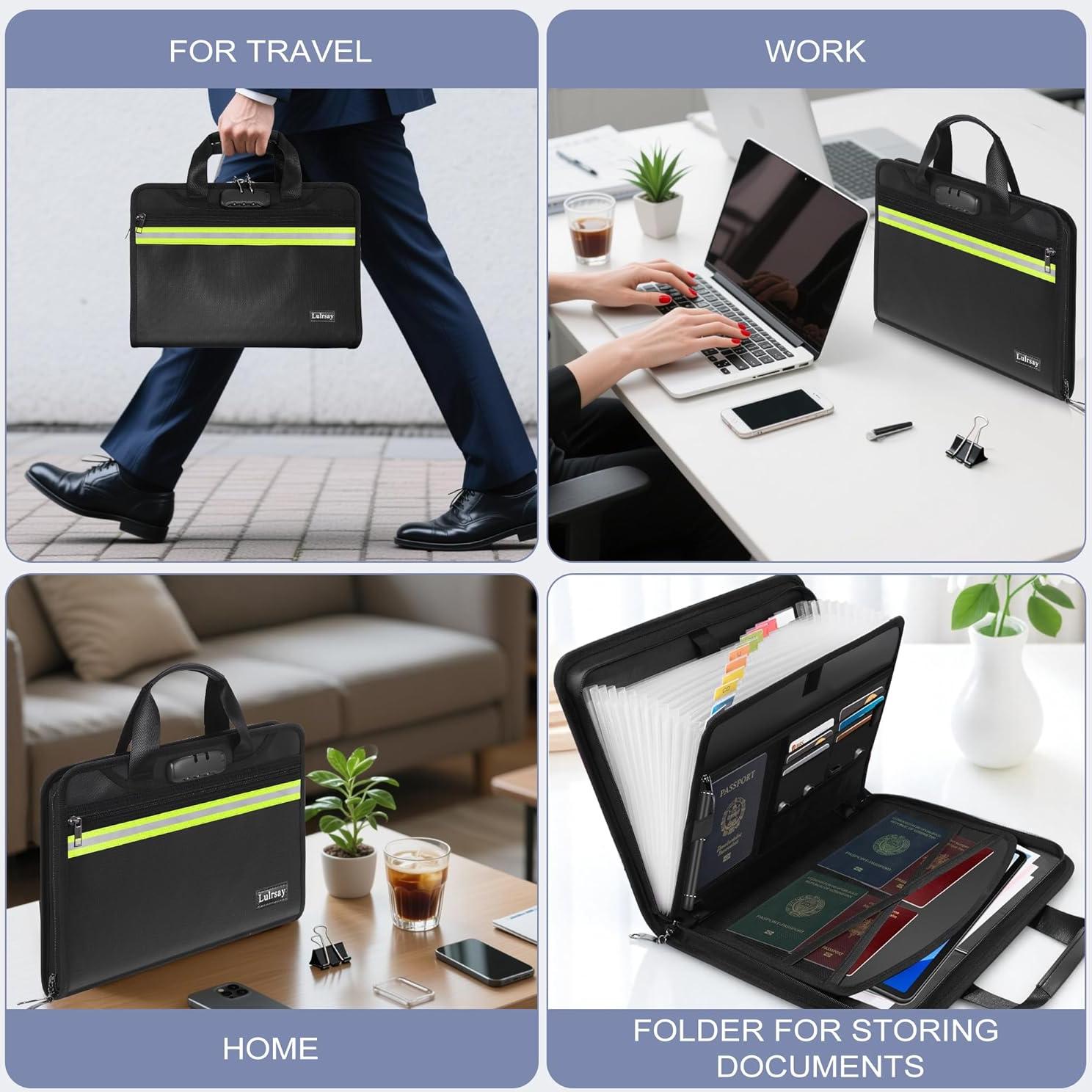 Bolsa de Documentos Lulrsay Organizador Expandible 13 Bolsillos