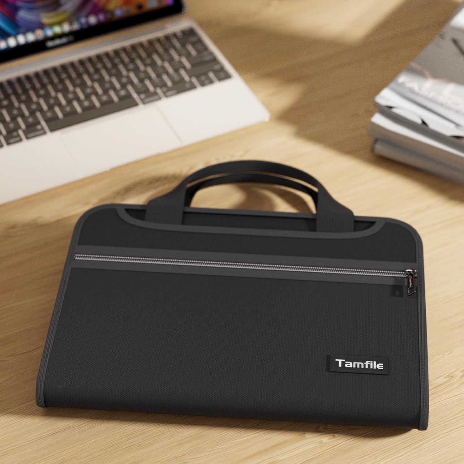 Carpeta Acordeón Ignífuga Tamfile 13 Bolsillos A4 con Asa