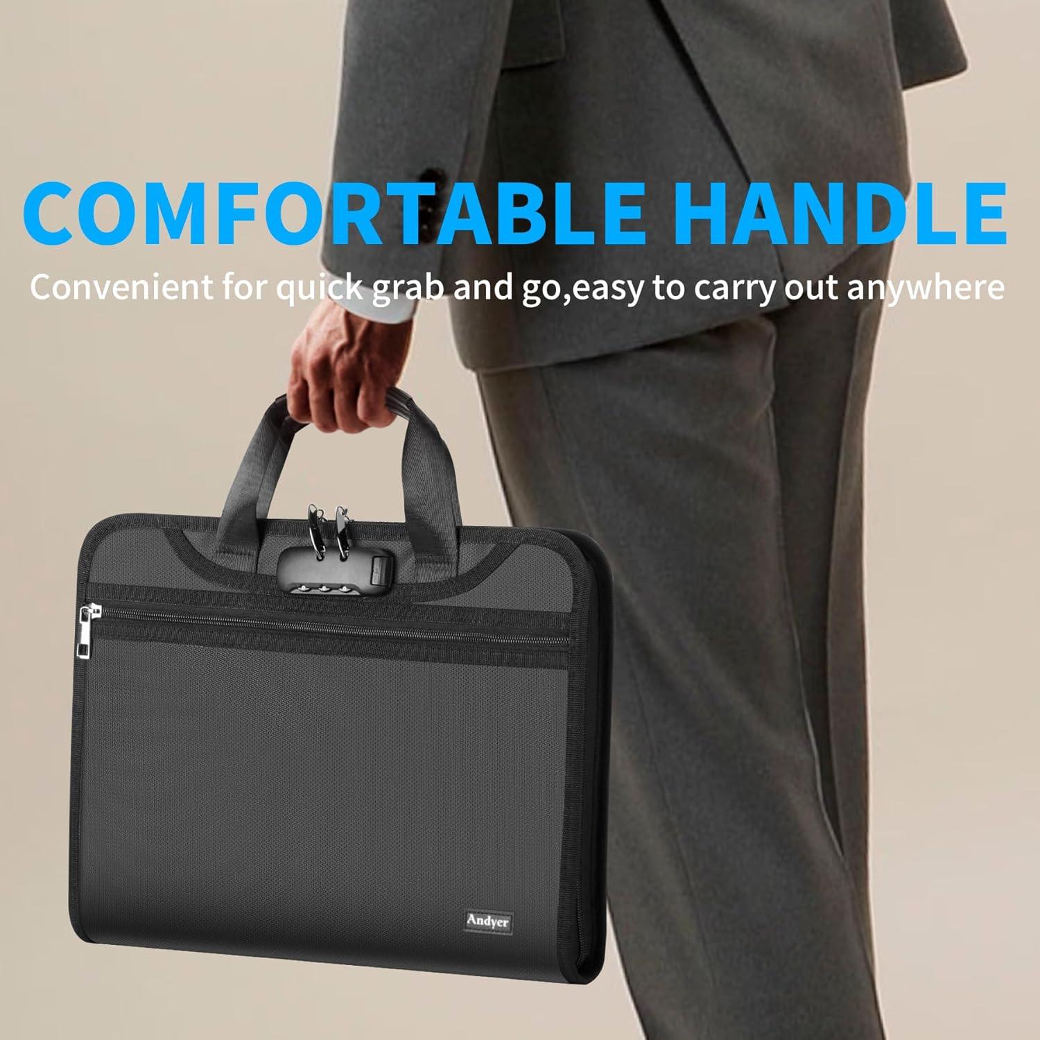 Organizador de Archivos Acordeón Andyer Ignífugo 13 Bolsillos A4