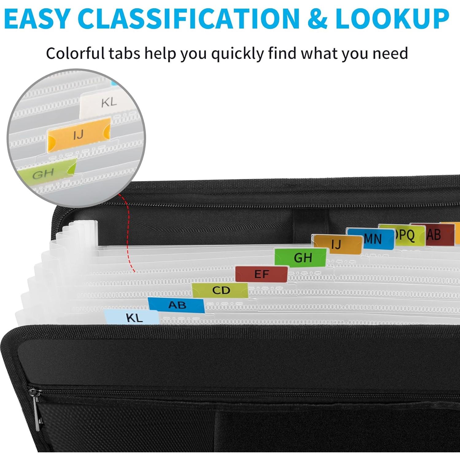 Organizador de Archivos Acordeón Andyer Ignífugo 13 Bolsillos A4