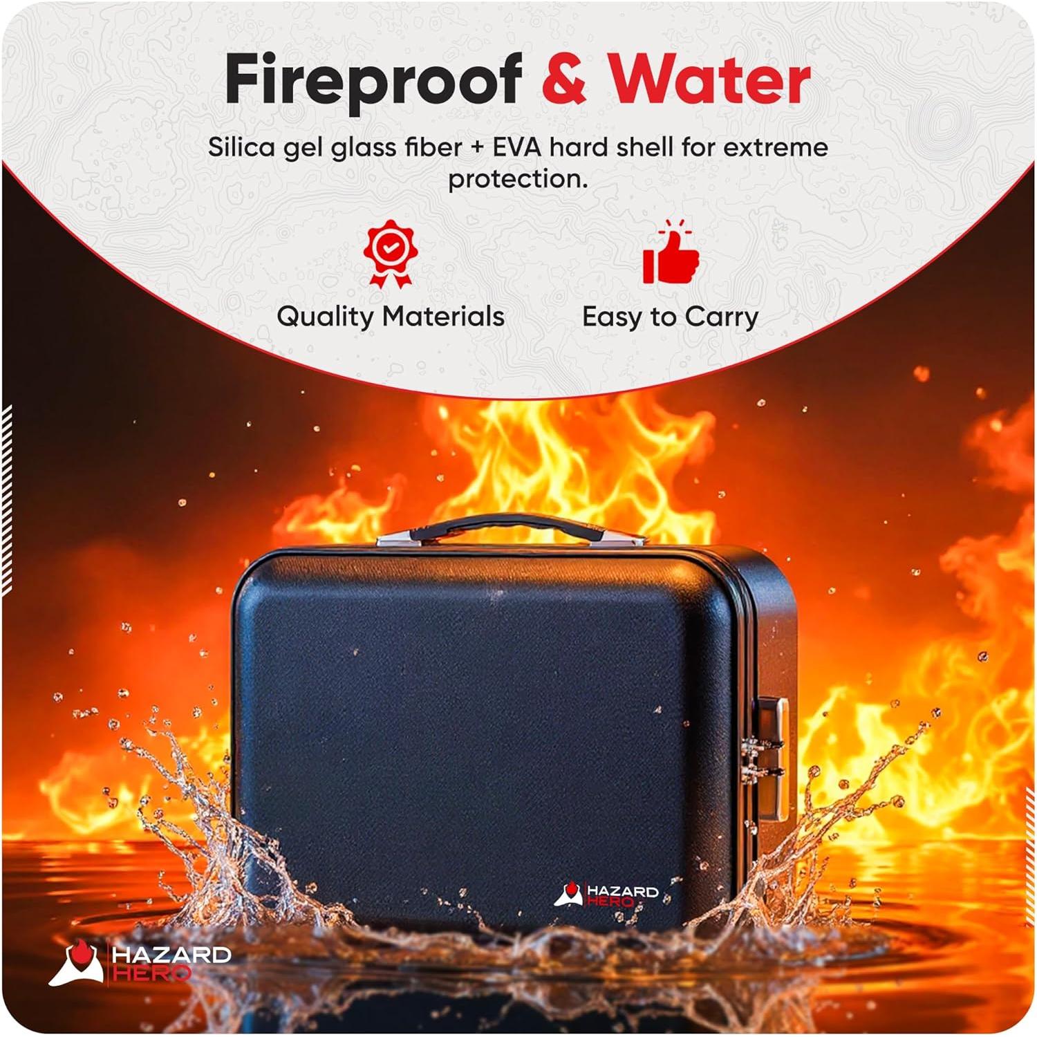 Bolsa de Documentos a Prueba de Fuego HAZARD HERO 12 Capas