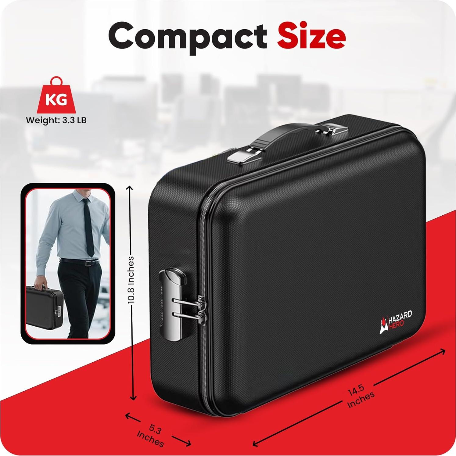 Bolsa de Documentos a Prueba de Fuego HAZARD HERO 12 Capas