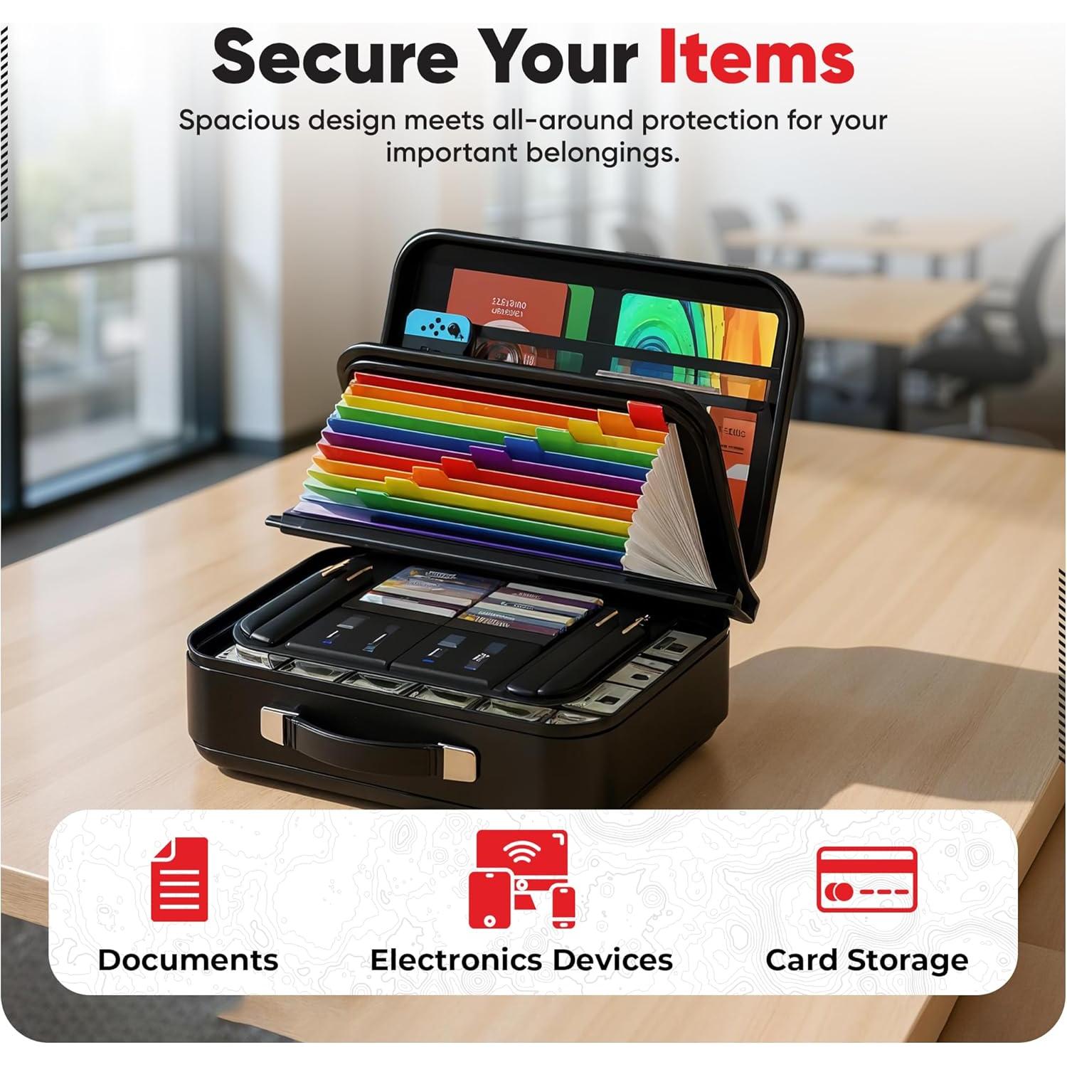 Bolsa de Documentos a Prueba de Fuego HAZARD HERO 12 Capas