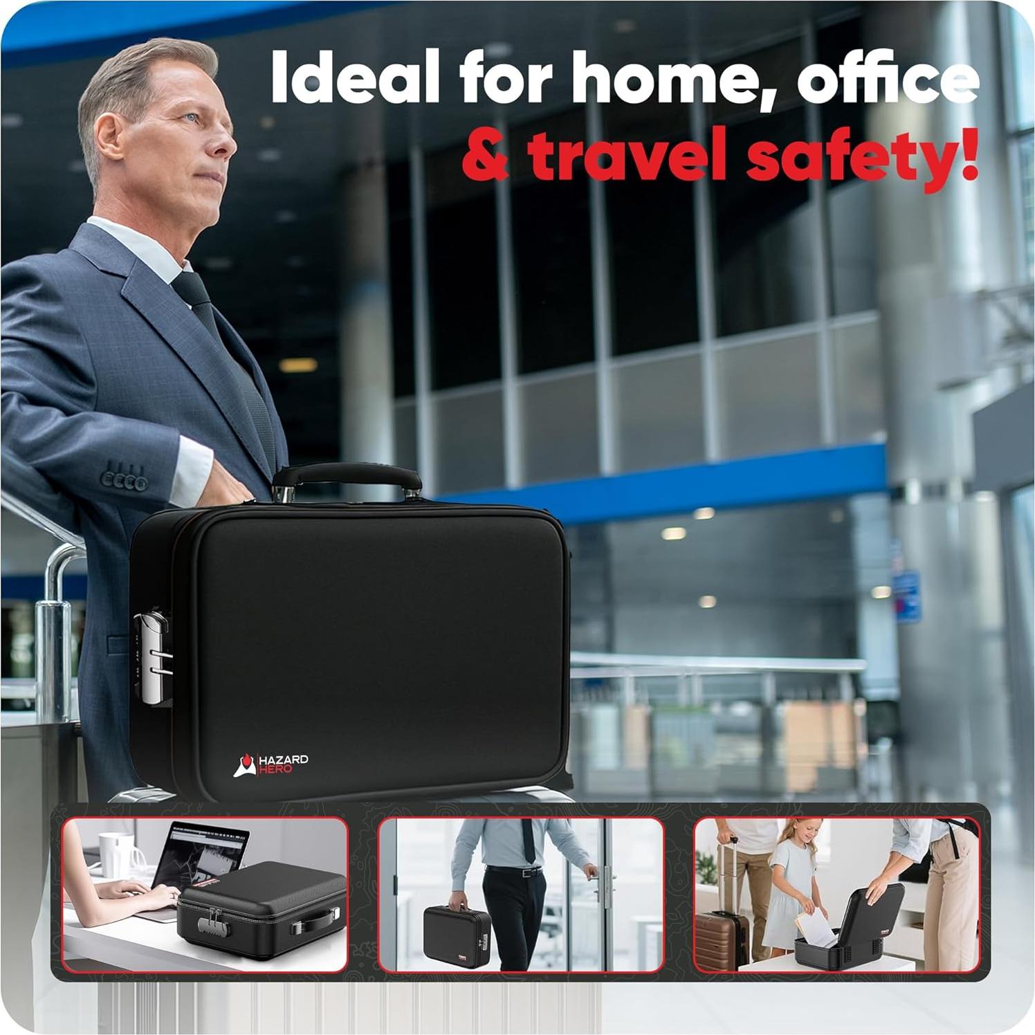 Bolsa de Documentos a Prueba de Fuego HAZARD HERO 12 Capas