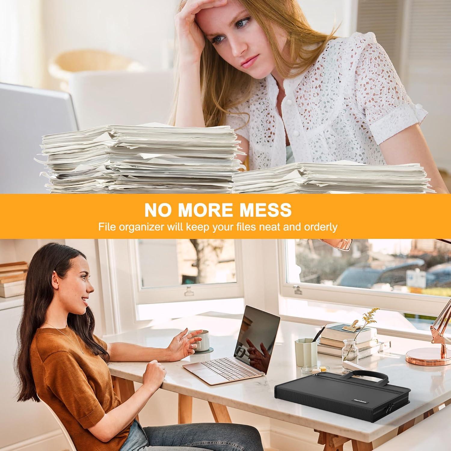 Organizador de Archivos Hontom Ignífugo 5200°F 13 Bolsillos