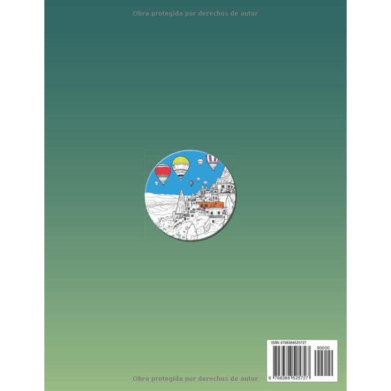 Colores del Mundo: Un Libro para Colorear los Lugares más Bonitos del Planeta (Spanish Edition)