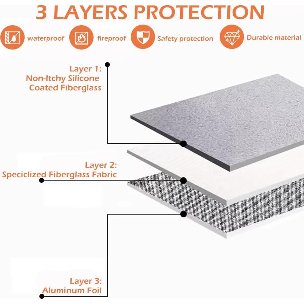 Bolsa de Documentos a Prueba de Fuego y Agua PAIKIUU 11x15"