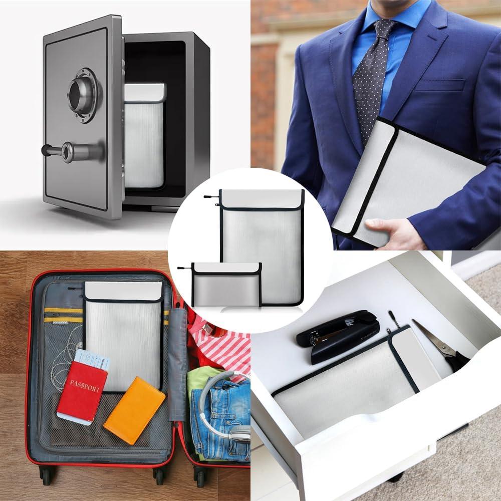 Bolsa de Documentos a Prueba de Fuego y Agua PAIKIUU 11x15"