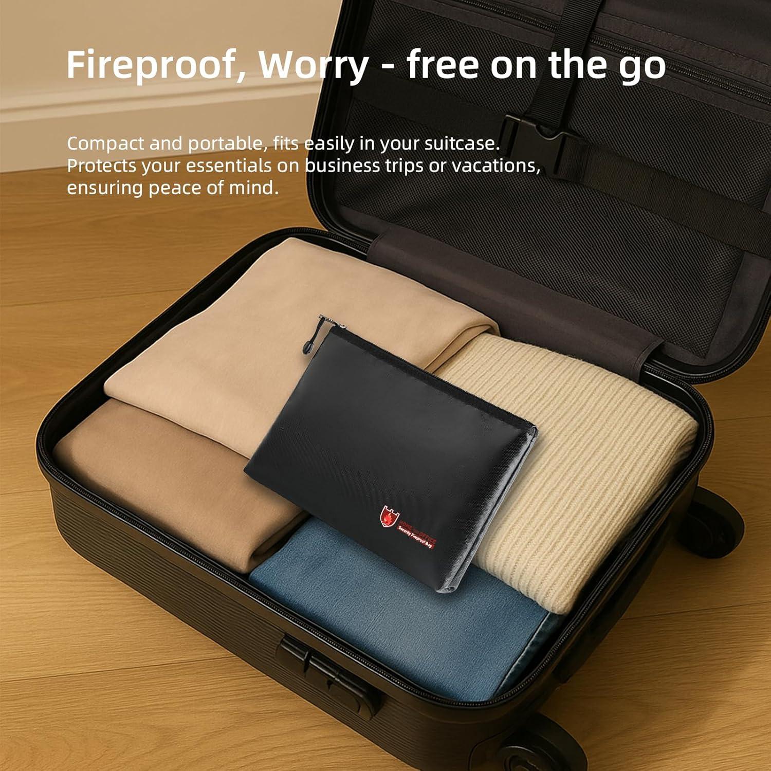 Bolsa de Documentos Ignífuga BONDUN 91x61 cm Negra