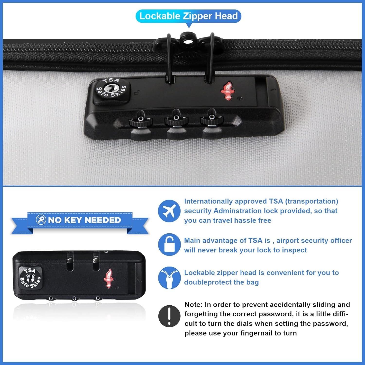 Bolsa de Documentos a Prueba de Agua y Fuego Grande con Cerradura - 43.2x30.5x14 cm