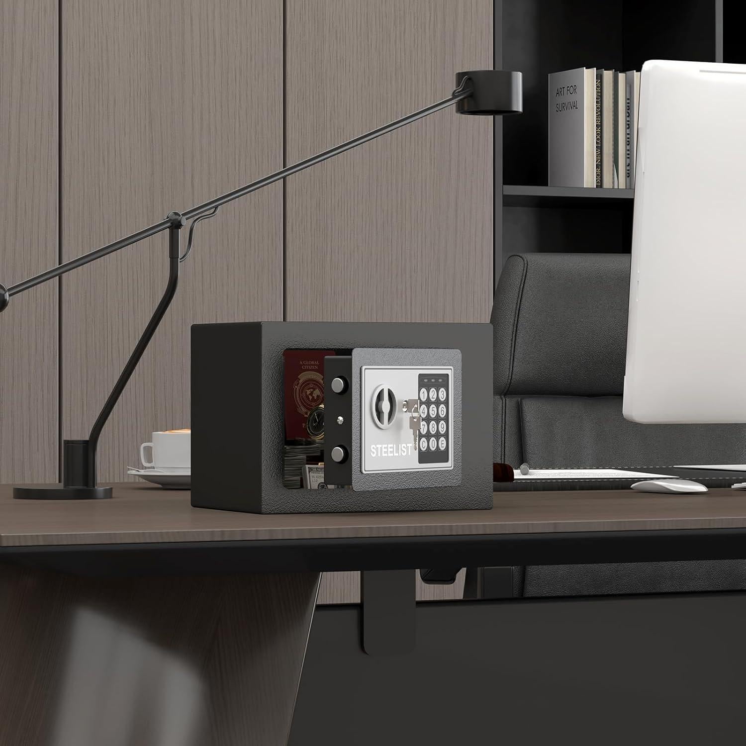 Caja de Seguridad STEELIST Ignífuga 0.23 m³ Electrónica Negra