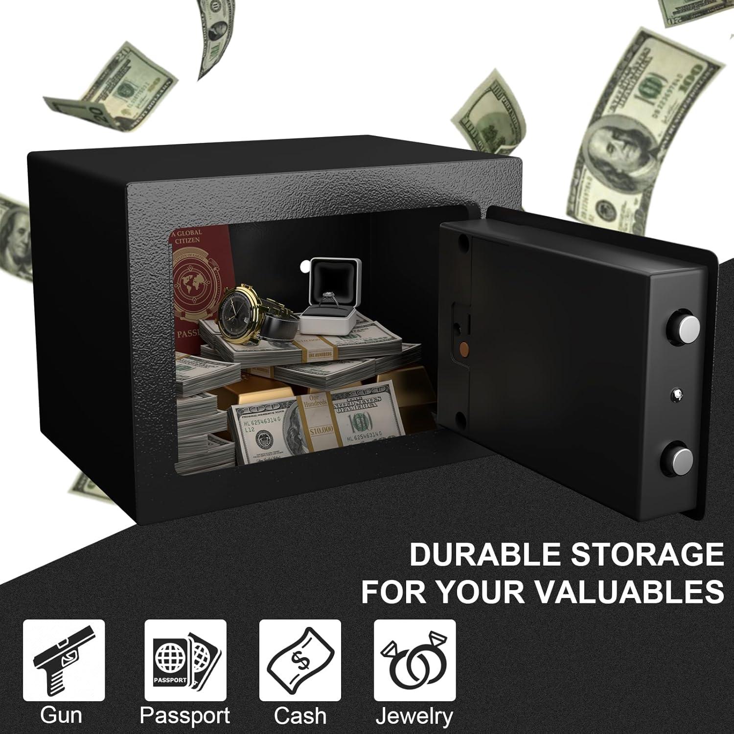 Caja de Seguridad STEELIST Ignífuga 0.23 m³ Electrónica Negra