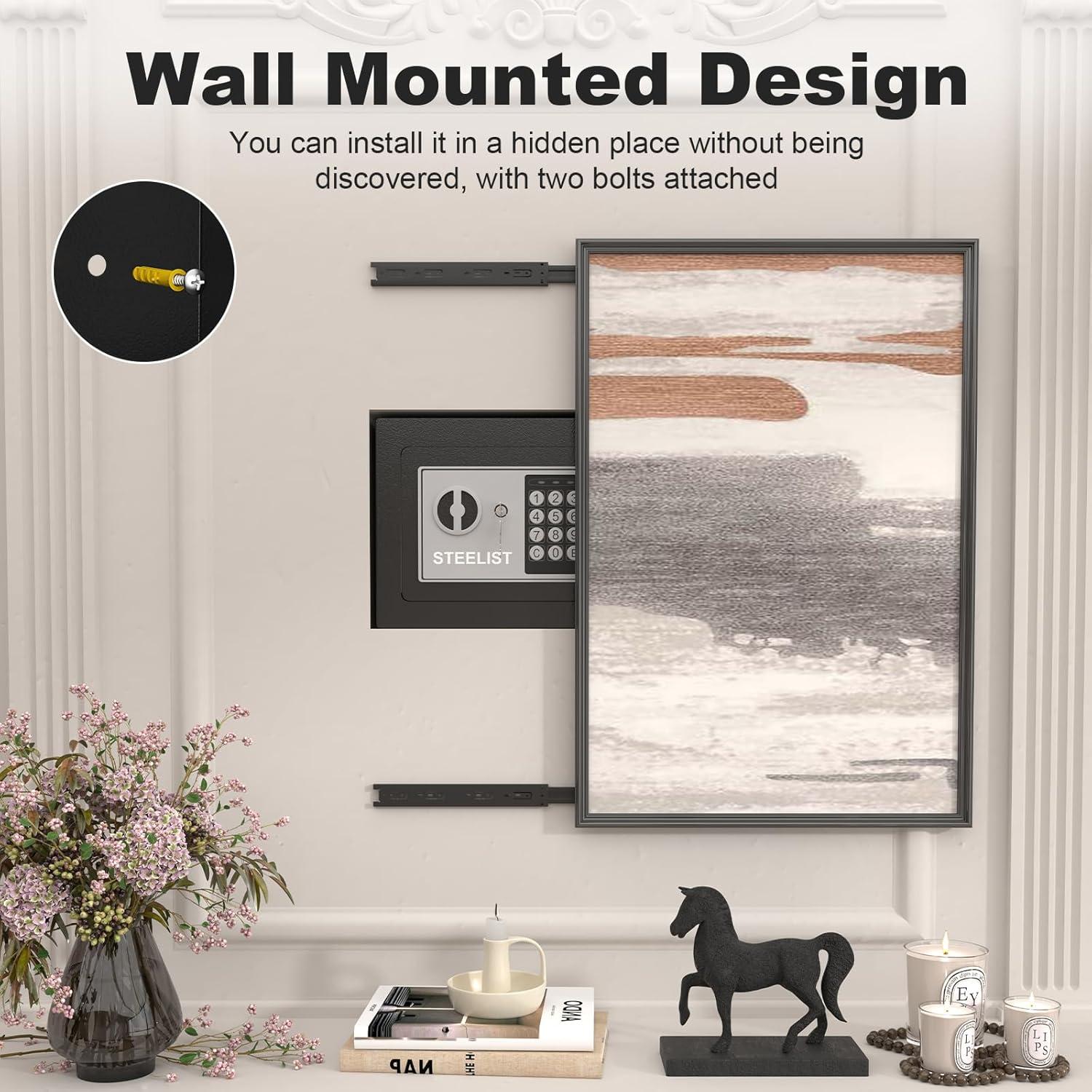 Caja de Seguridad STEELIST Ignífuga 0.23 m³ Electrónica Negra