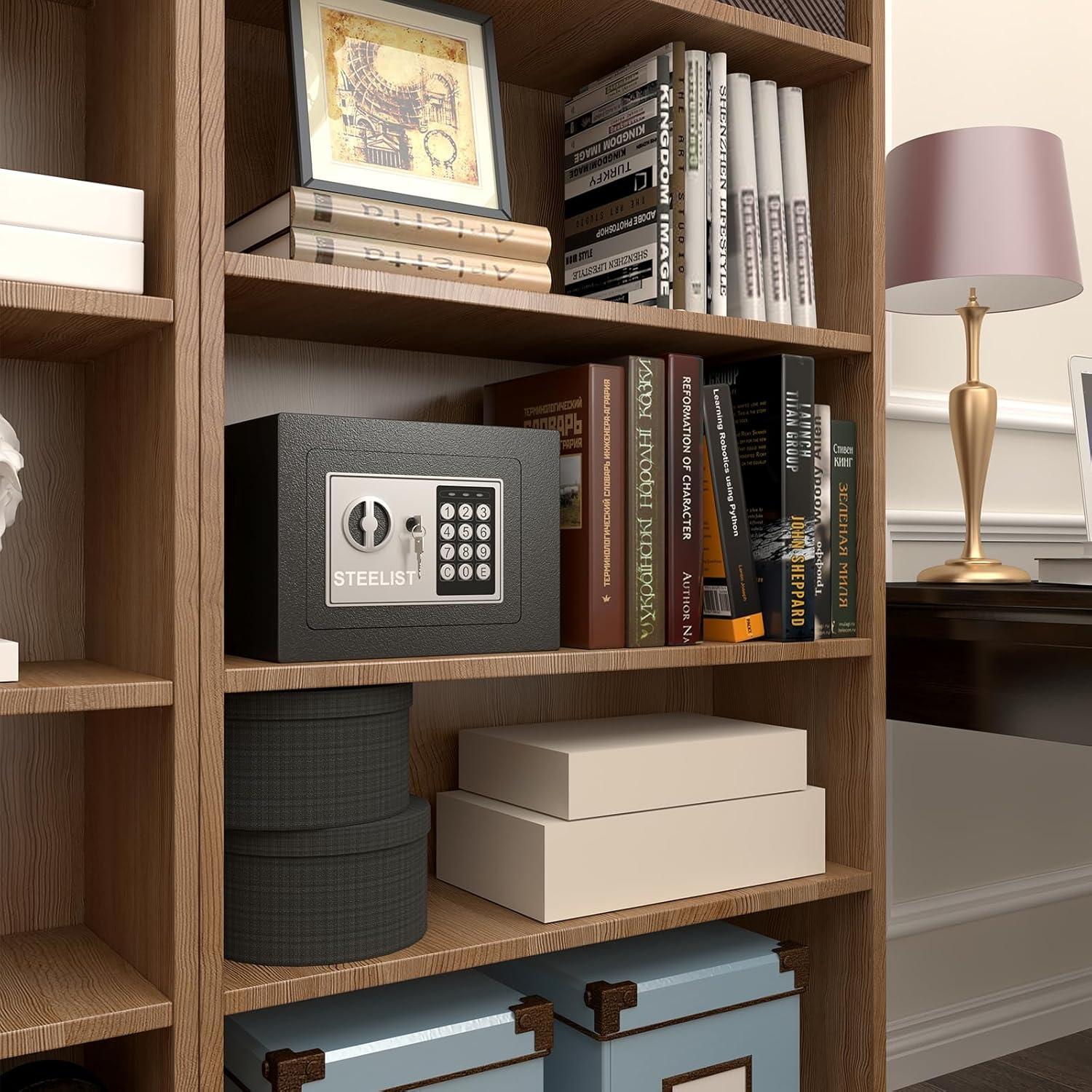 Caja de Seguridad STEELIST Ignífuga 0.23 m³ Electrónica Negra