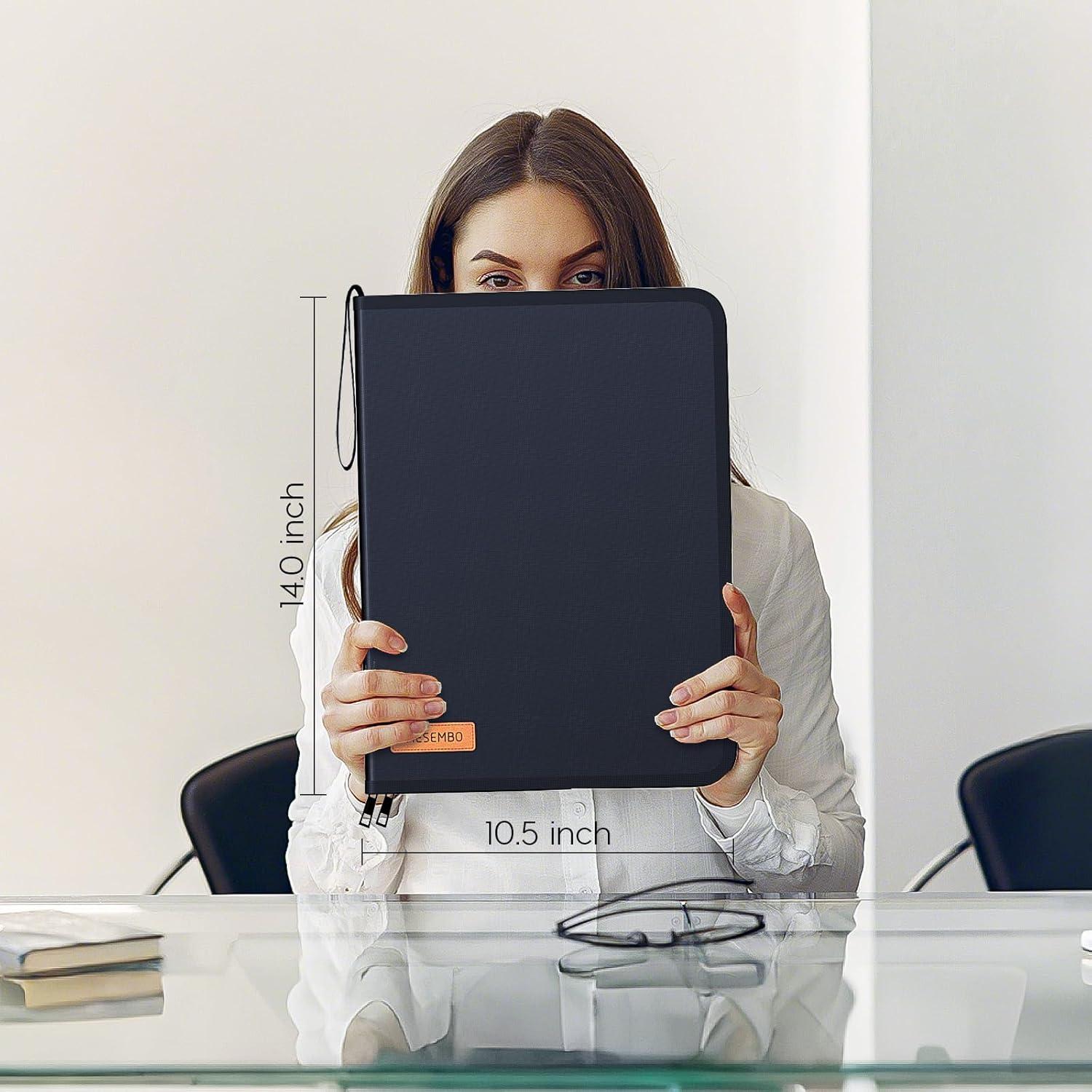 Organizador de Documentos Viesembo a Prueba de Fuego y Agua Azul