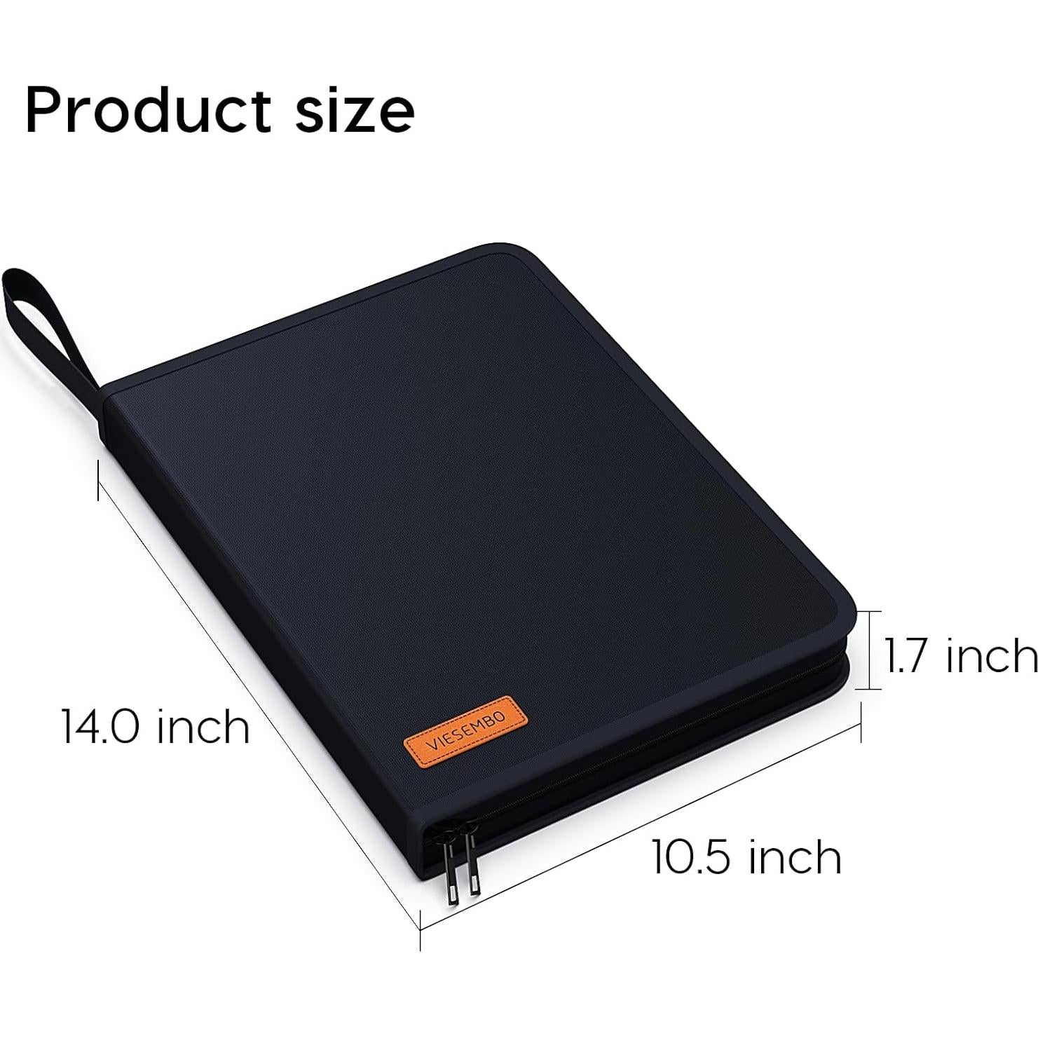 Organizador de Documentos Viesembo a Prueba de Fuego y Agua Azul