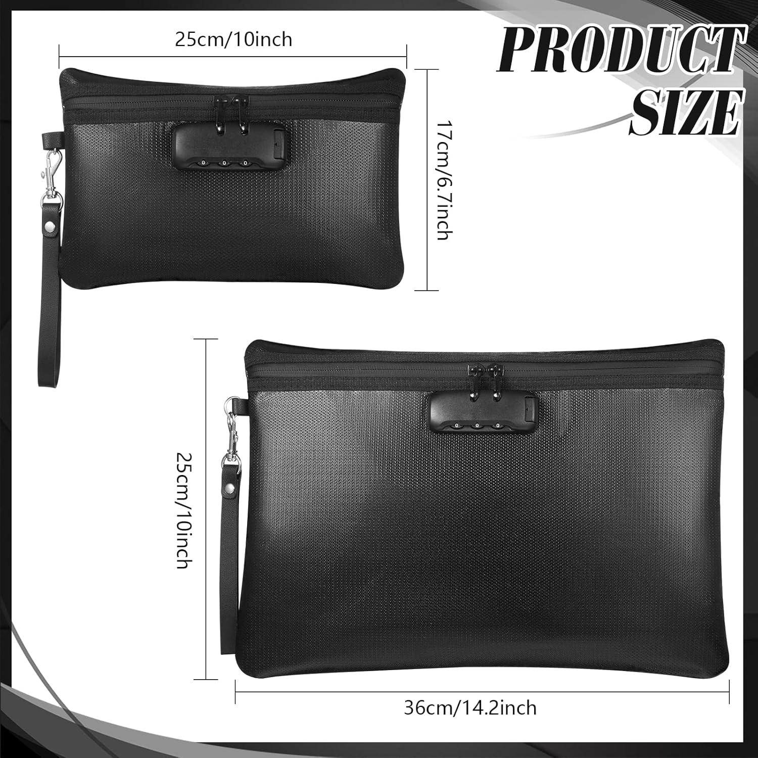 Bolsa de Documentos Nezyo a Prueba de Fuego 2 Pcs 35.5x25.4cm