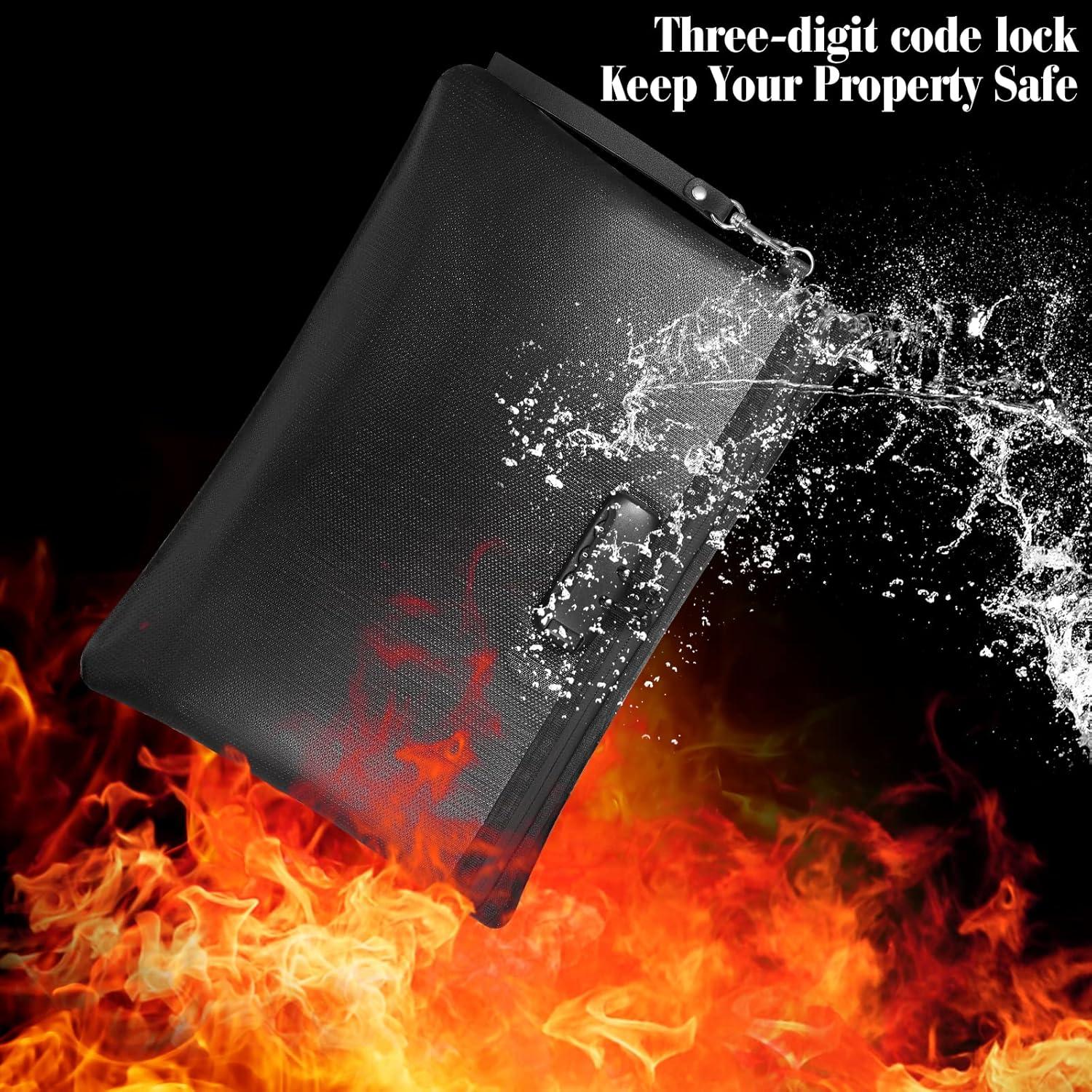 Bolsa de Documentos Nezyo a Prueba de Fuego 2 Pcs 35.5x25.4cm