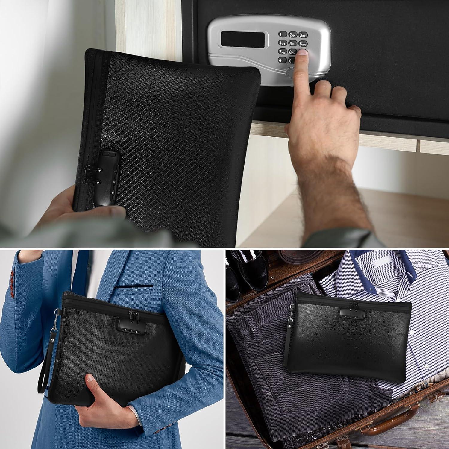 Bolsa de Documentos Nezyo a Prueba de Fuego 2 Pcs 35.5x25.4cm