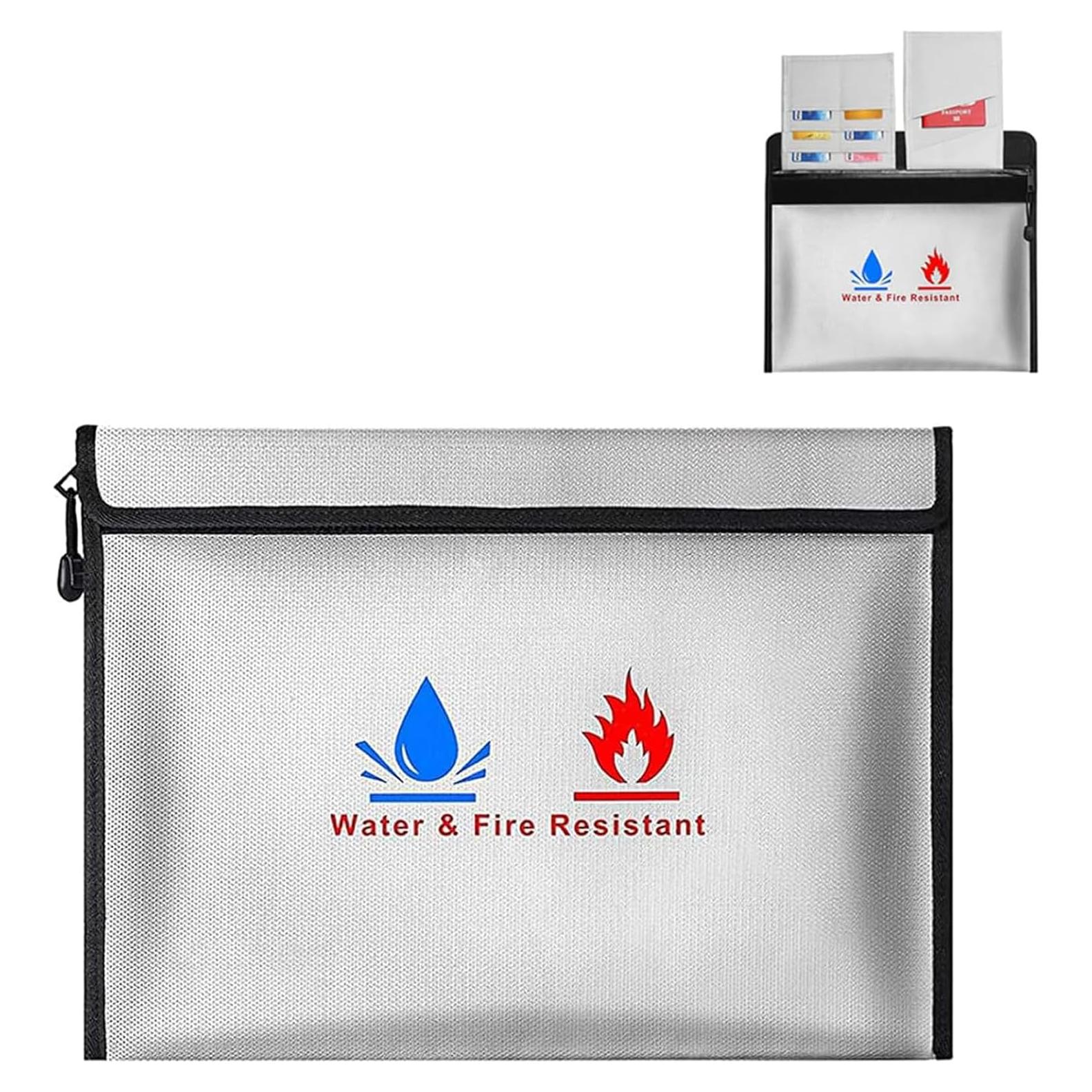 Bolsa de Documentos a Prueba de Fuego ZQZXD 38.1x27.9cm
