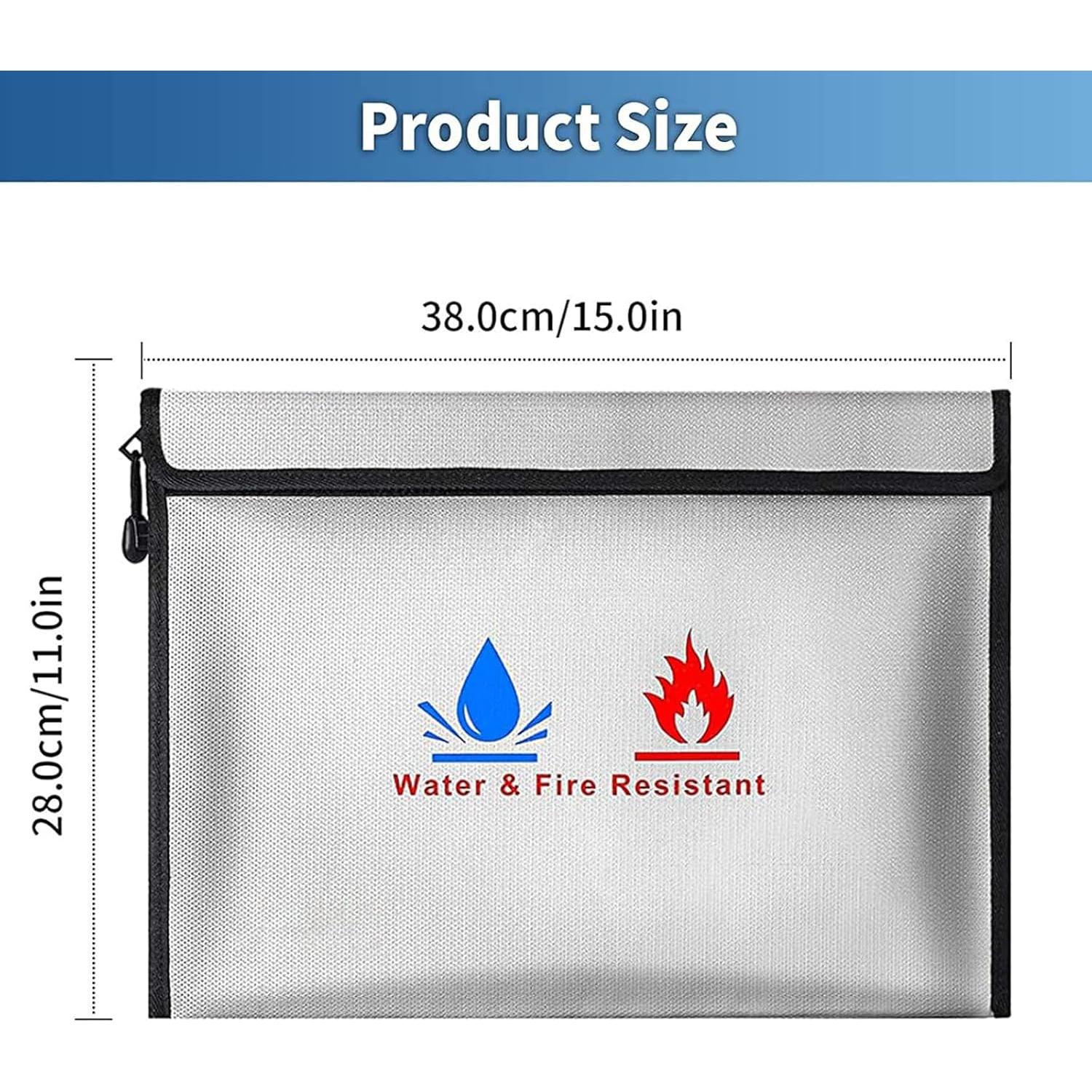 Bolsa de Documentos a Prueba de Fuego ZQZXD 38.1x27.9cm