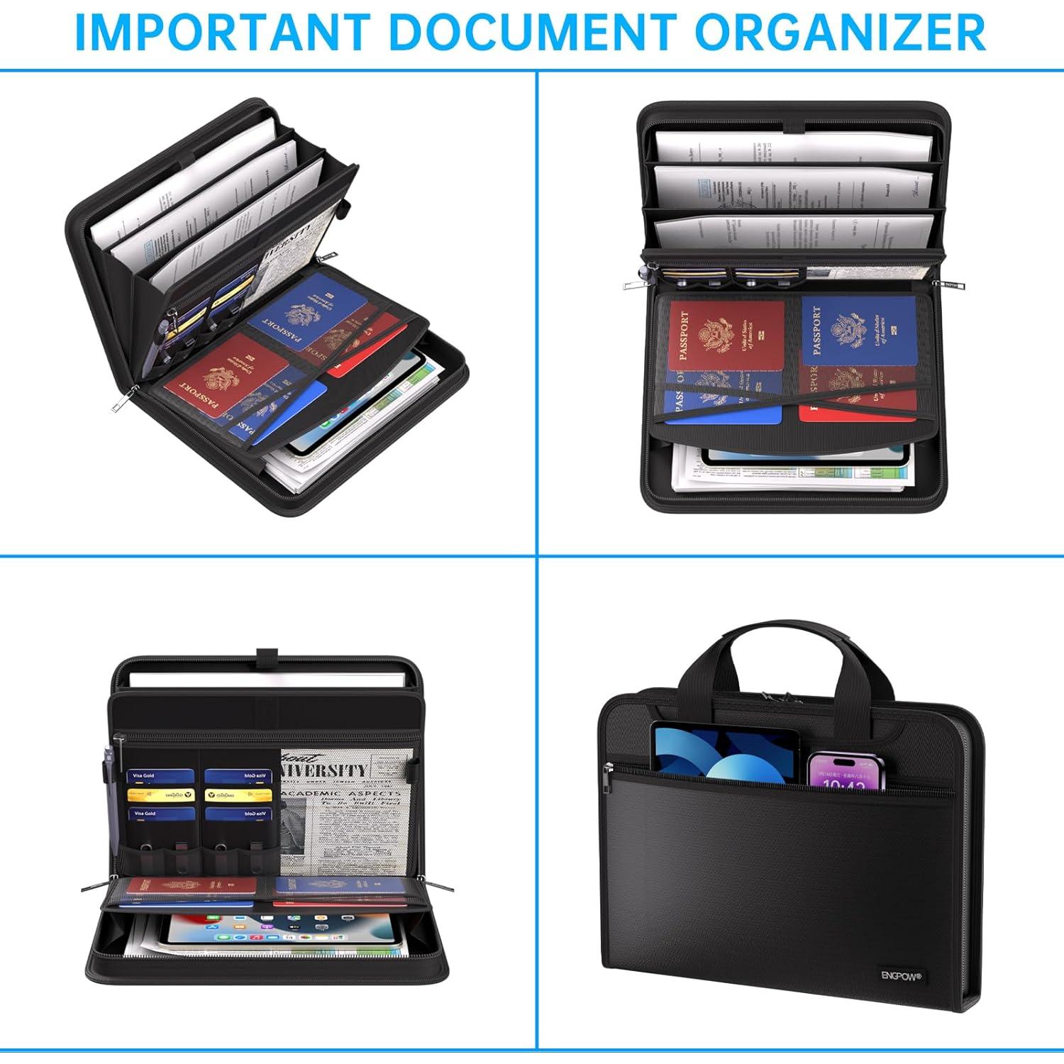 Carpeta Organizadora a Prueba de Fuego ENGPOW 36.1x26.4cm