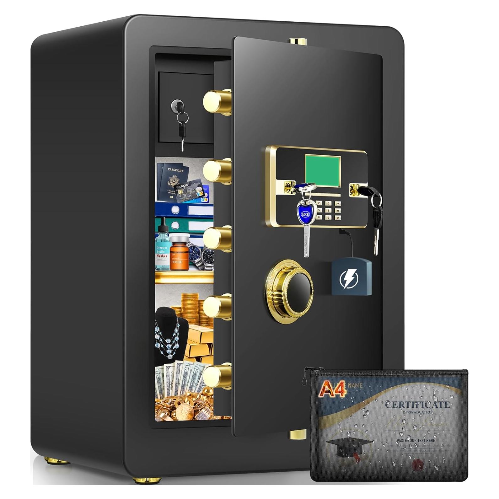 Caja Fuerte Digital Sapekity 5 Pies Cúbicos con Alarma