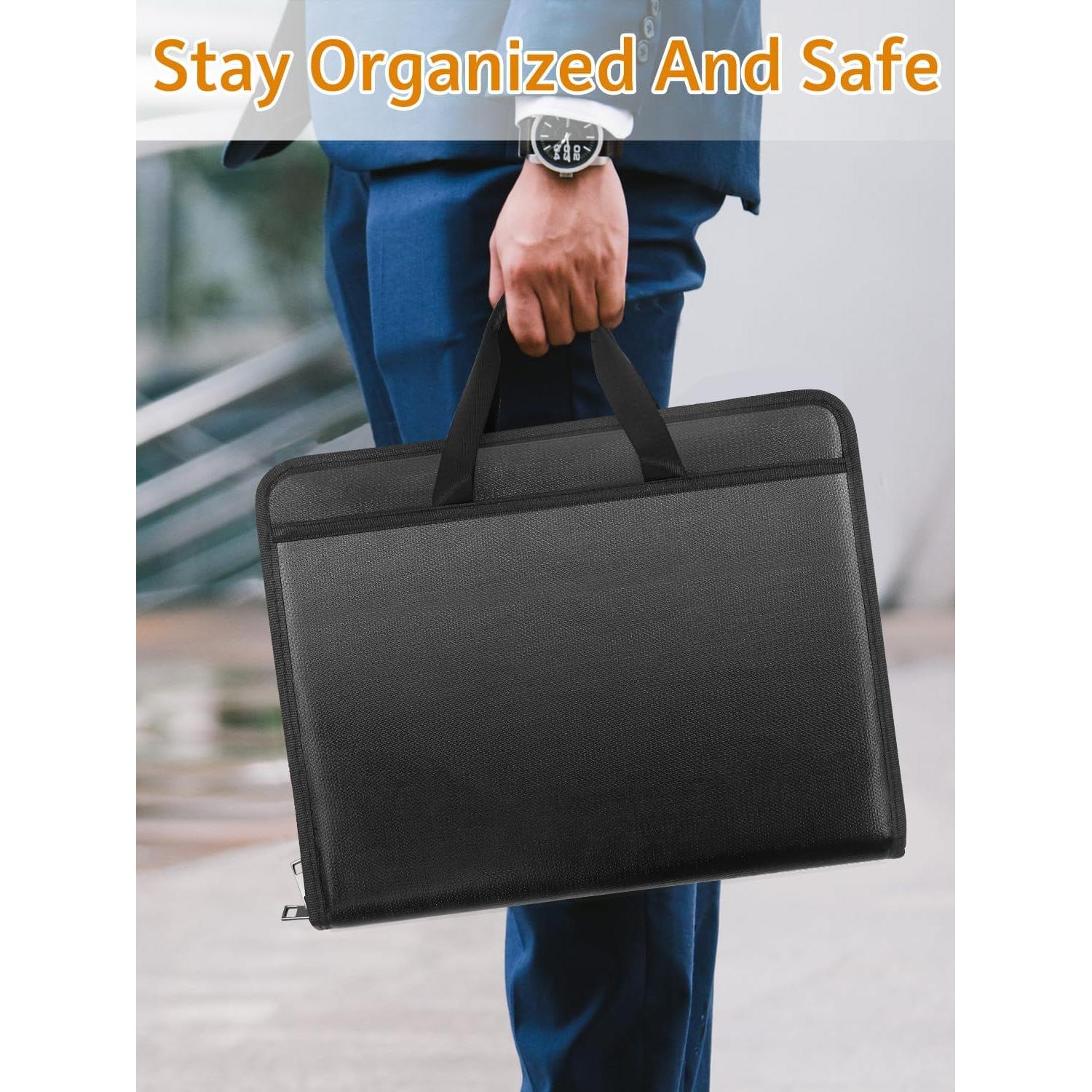 Organizador de Documentos Acordeón Resistente al Fuego onvvippiv