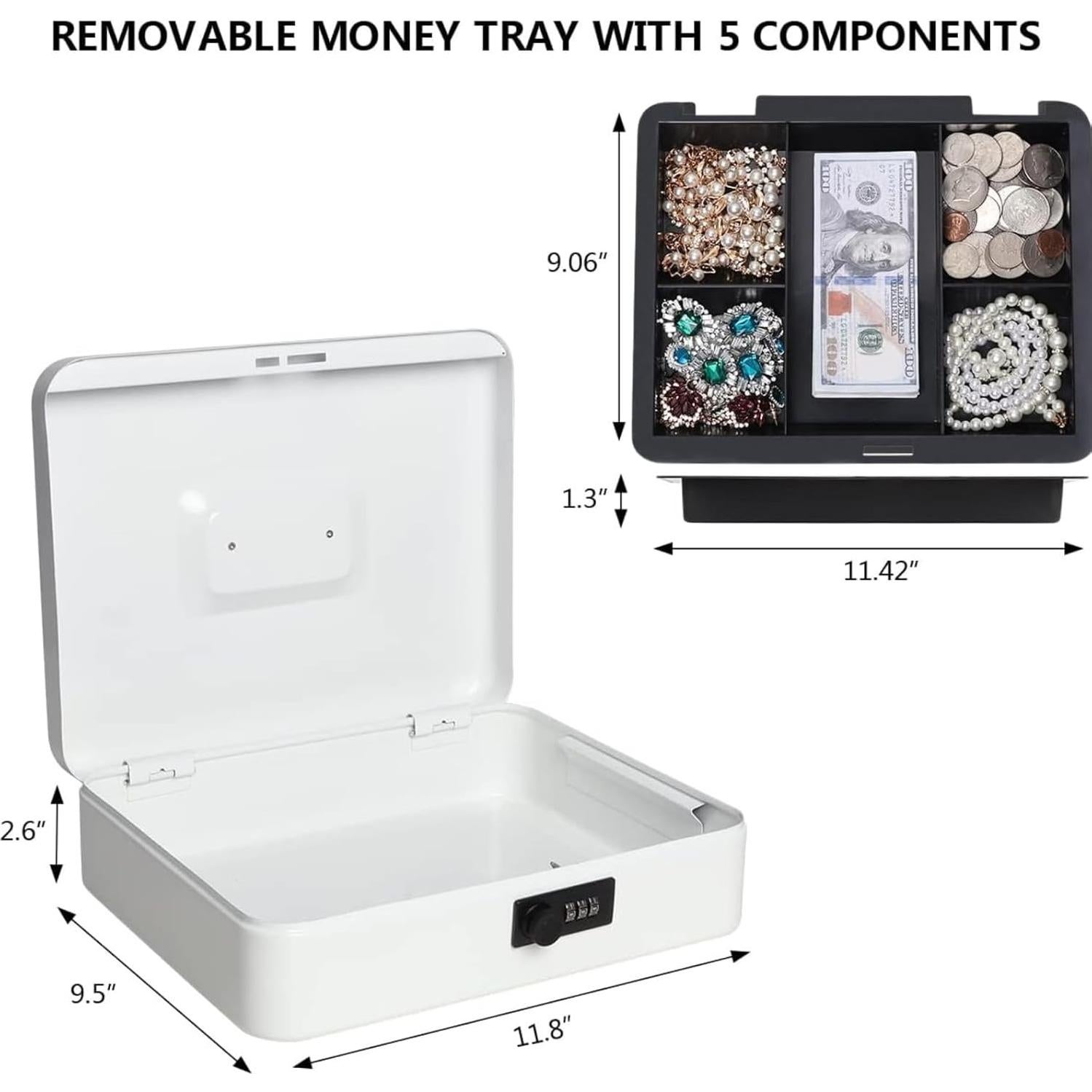 Bolsa de Documentos a Prueba de Fuego MAOSEMSI 37.8x30cm