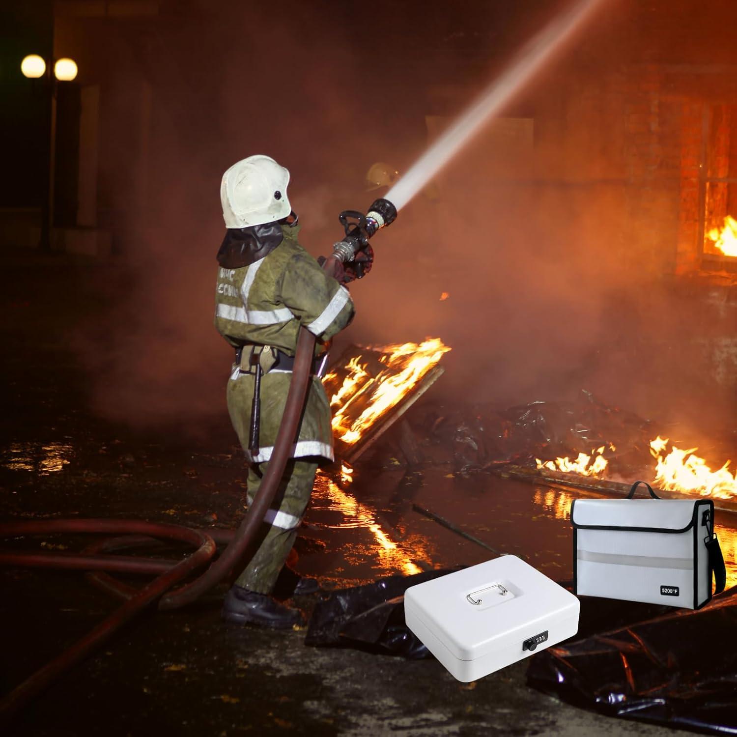Bolsa de Documentos a Prueba de Fuego MAOSEMSI 37.8x30cm