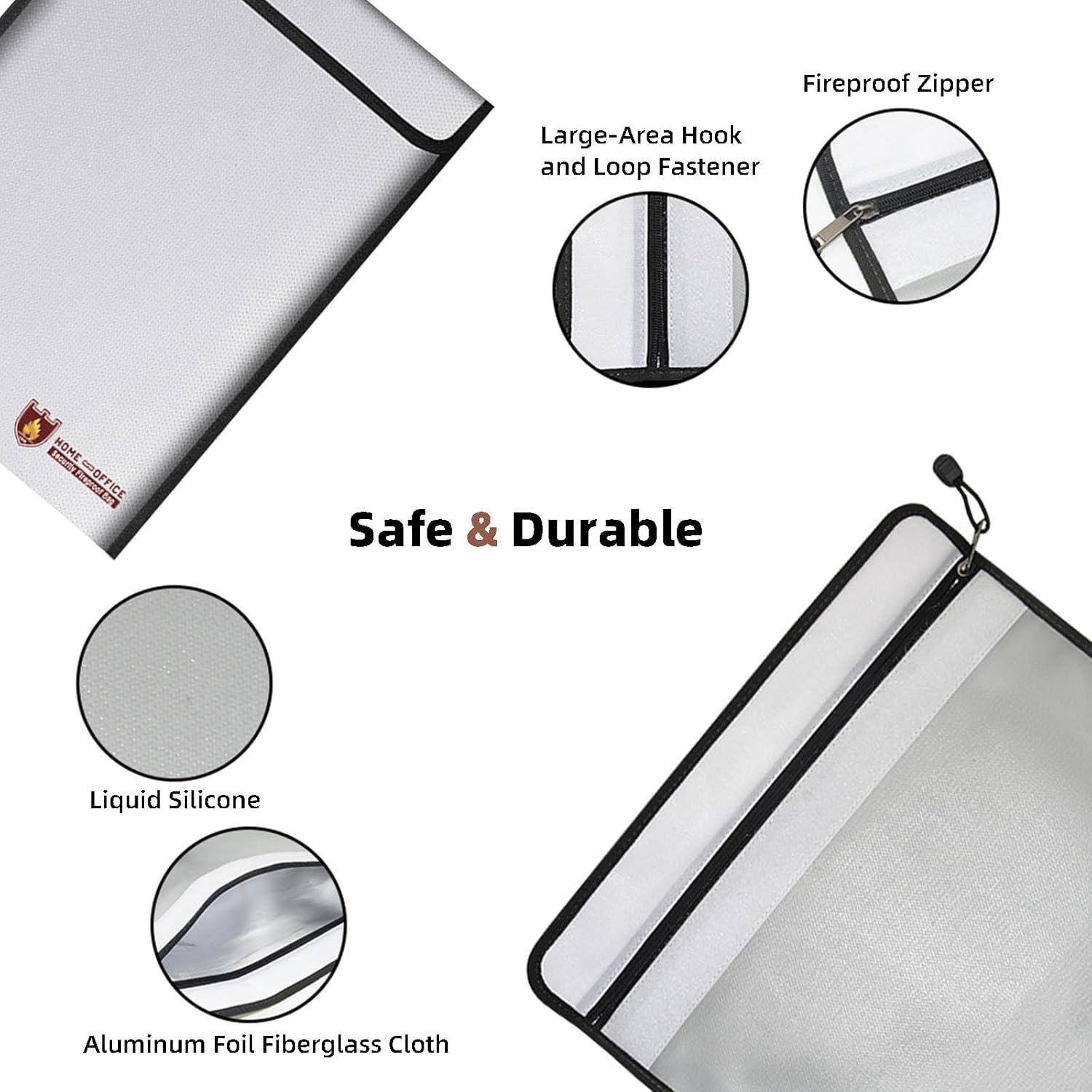 Bolsa a Prueba de Fuego y Agua Genérico FHB-S-001 38.1x27.9cm