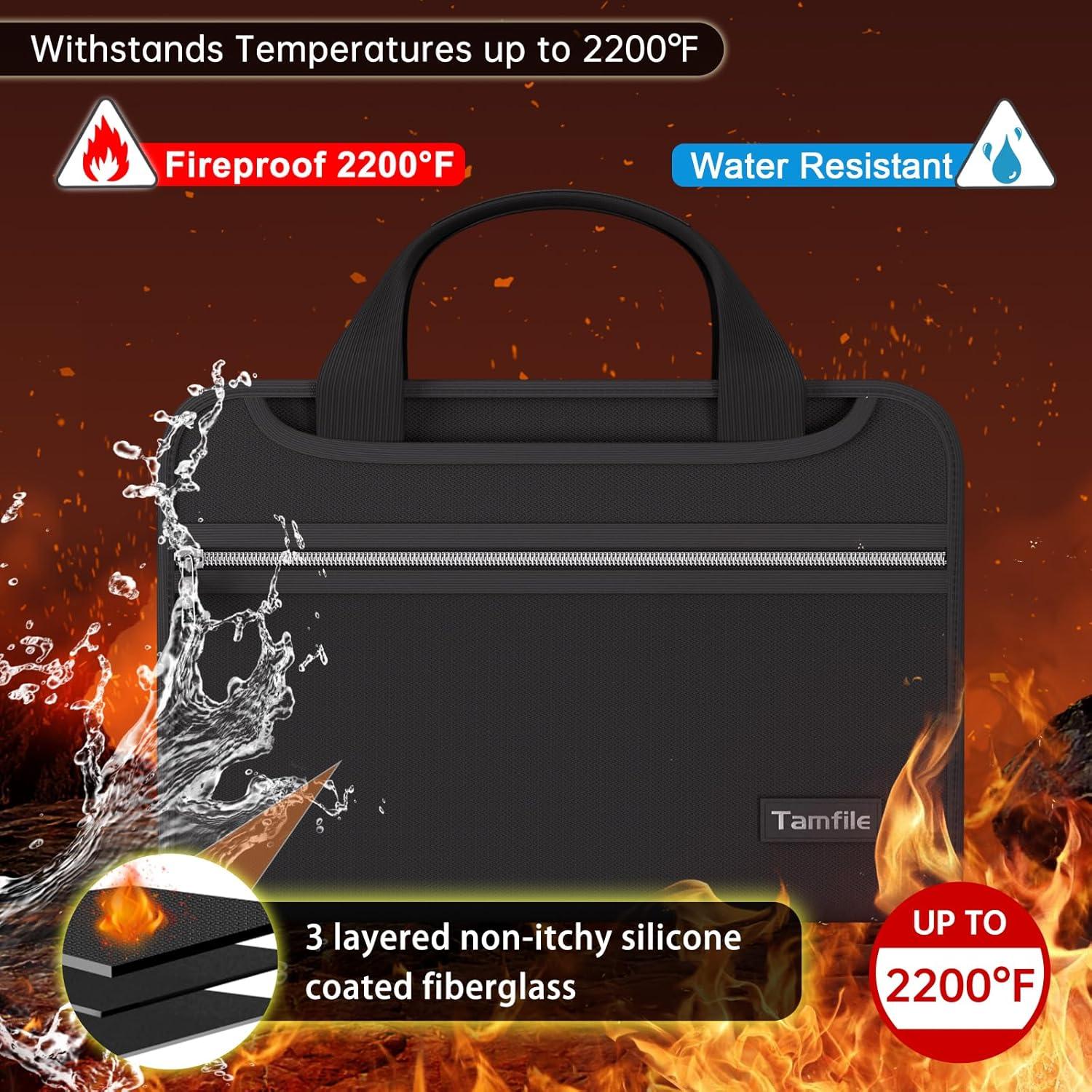 Carpeta Acordeón Ignífuga Tamfile 13 Bolsillos con Asa