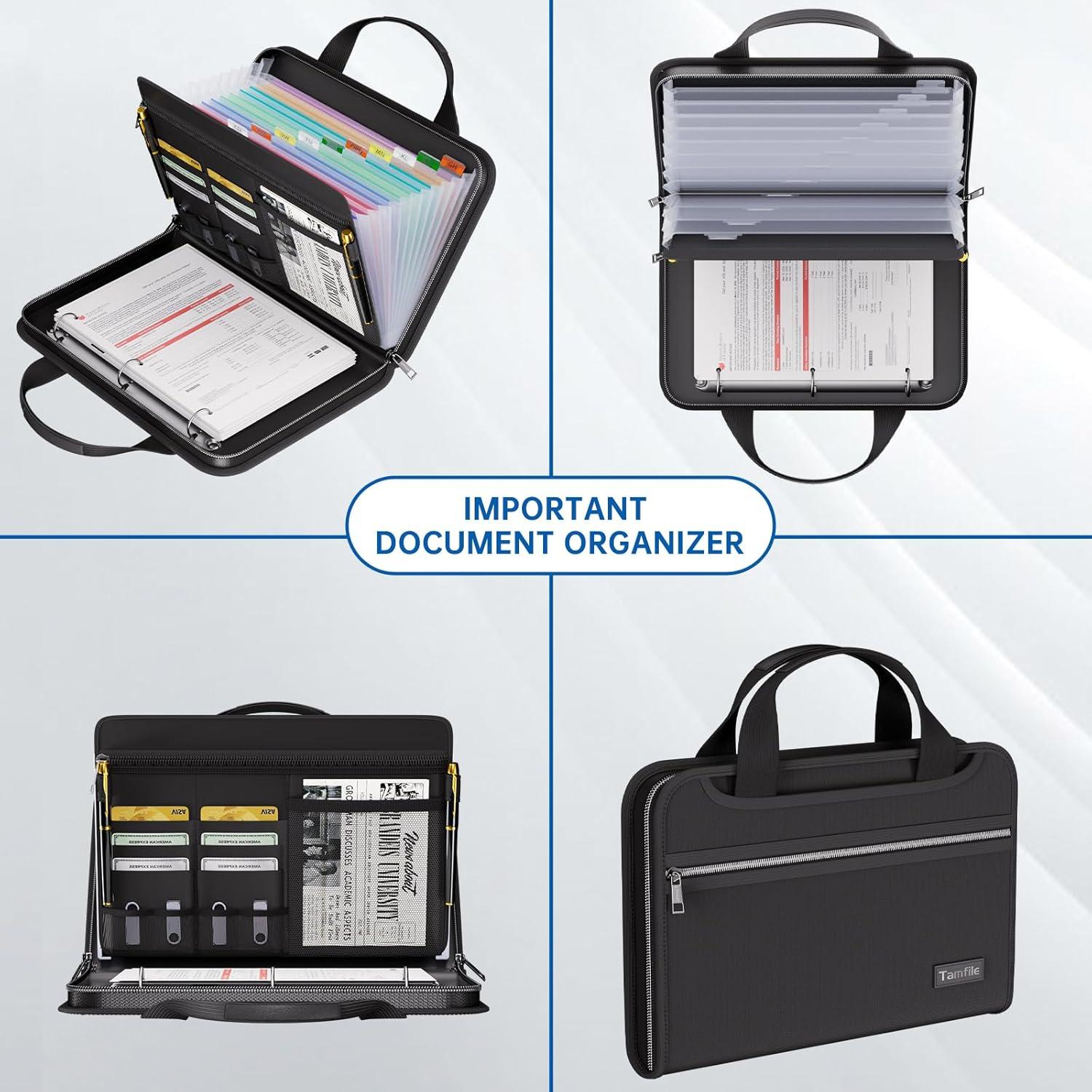 Carpeta Acordeón Ignífuga Tamfile 13 Bolsillos con Asa