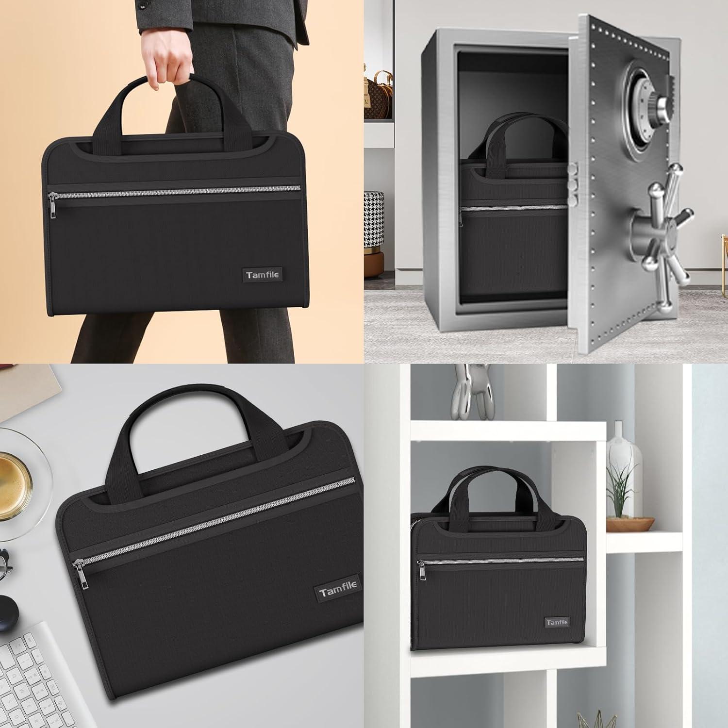 Carpeta Acordeón Ignífuga Tamfile 13 Bolsillos con Asa